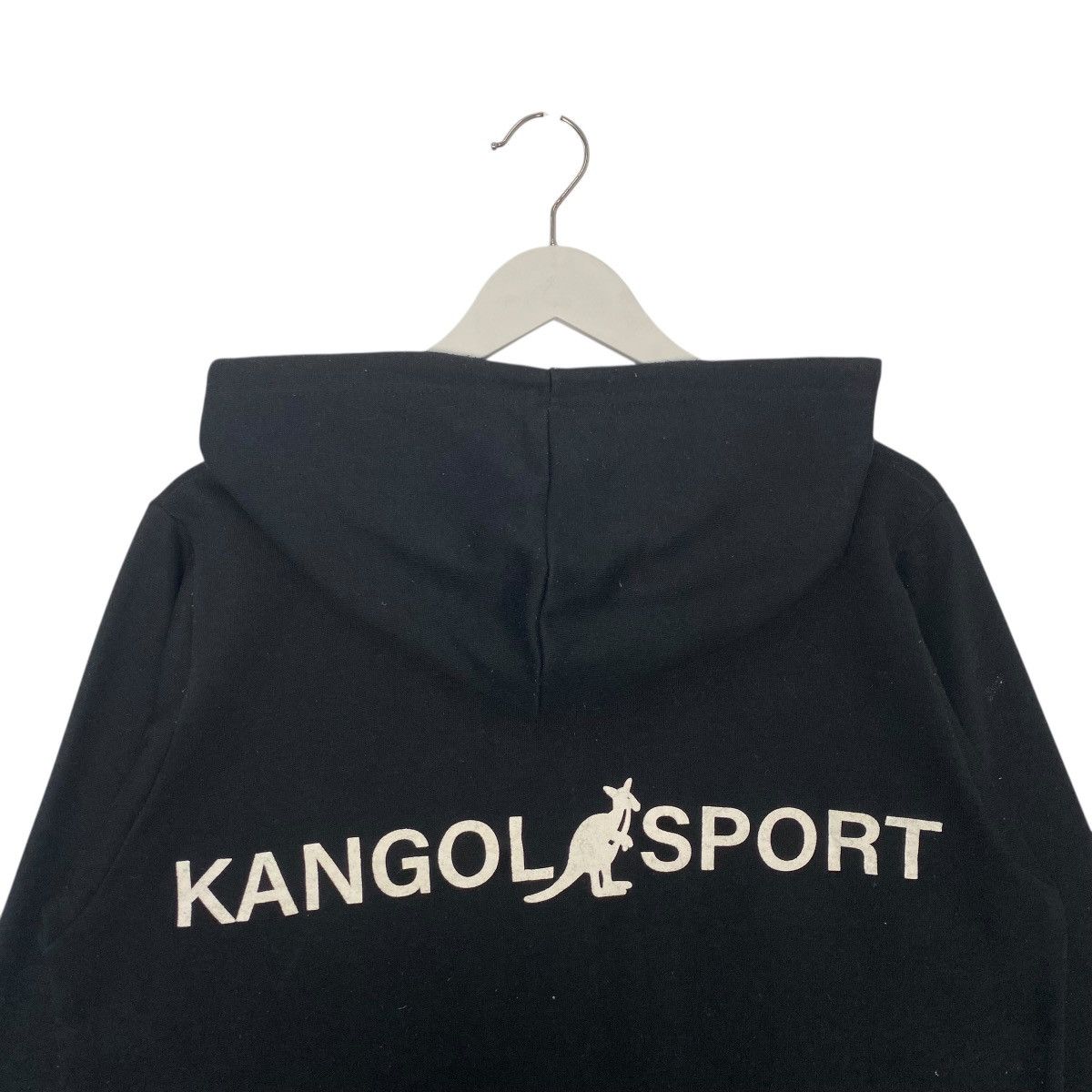 Vintage Vintage Kangol Embroidered Hoodie Black Pullover Jumper Sz M Size US M / EU 48-50 / 2 - 8 Thumbnail
