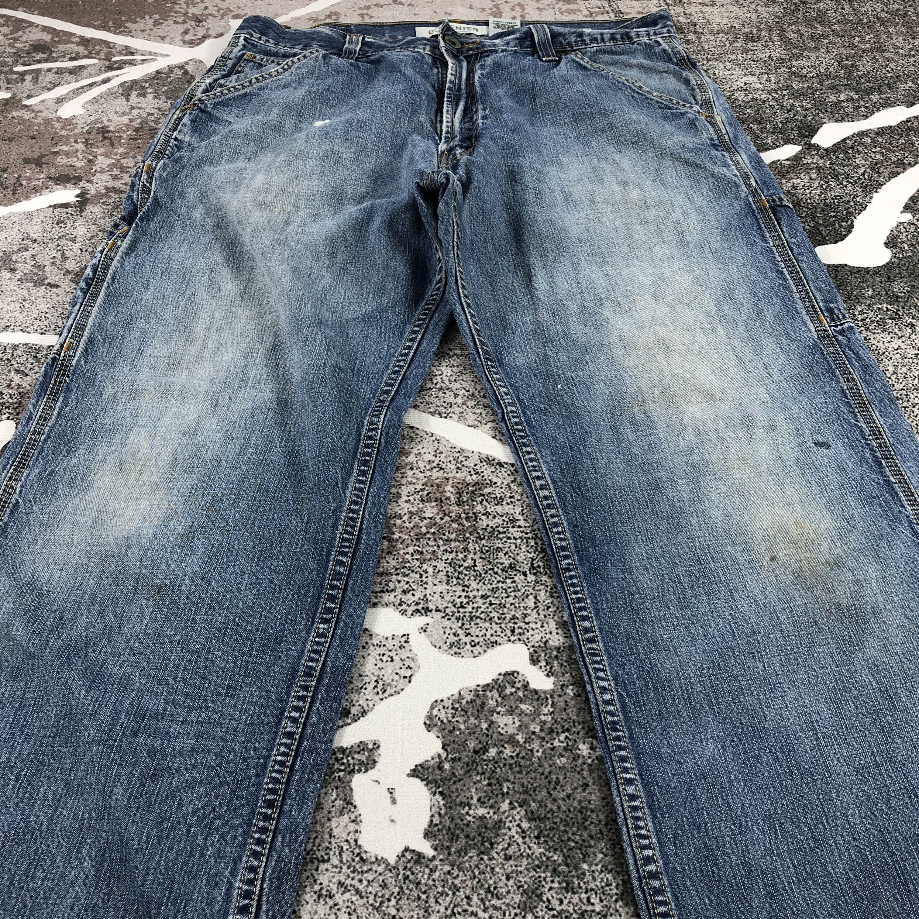 Levi's Vintage Levis Carpenter Jeans Faded Blue Baggy Size US 34 / EU 50 - 3 Thumbnail