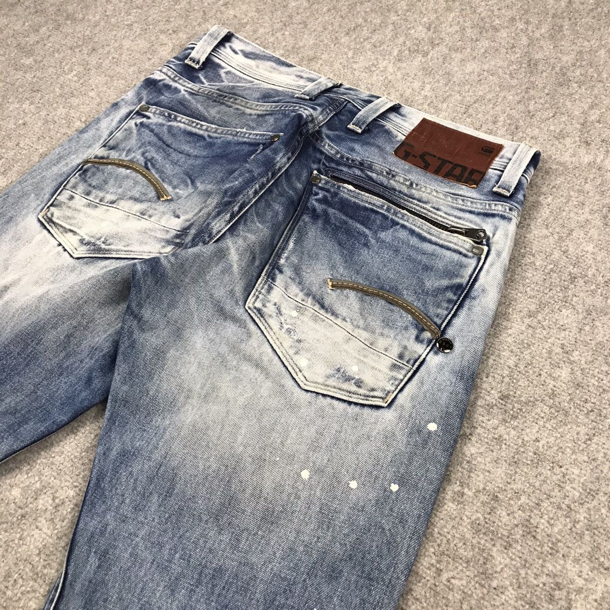 G-Star × Japanese Brand G STAR RAW DENIM BLUE FADED DENIM PANTS 144 Size US 30 / EU 46 - 12 Thumbnail