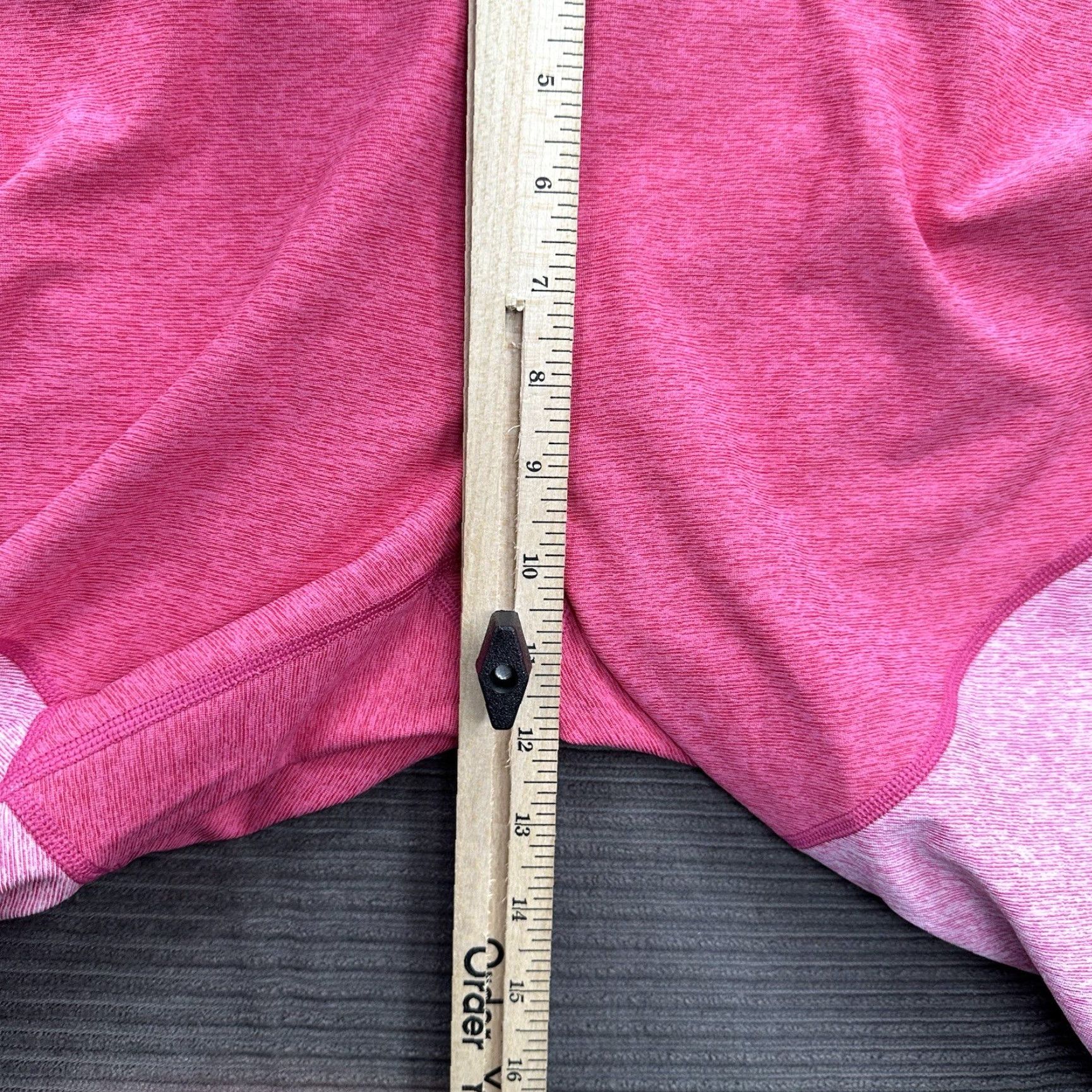Outdoor Voices Outdoor Voices Leggings Women XL Flamingo Pink Colorblock Polyester Spandex Athletic Compression Slim Fit Exercise Wear Size 40" / US 18 - 4 Thumbnail
