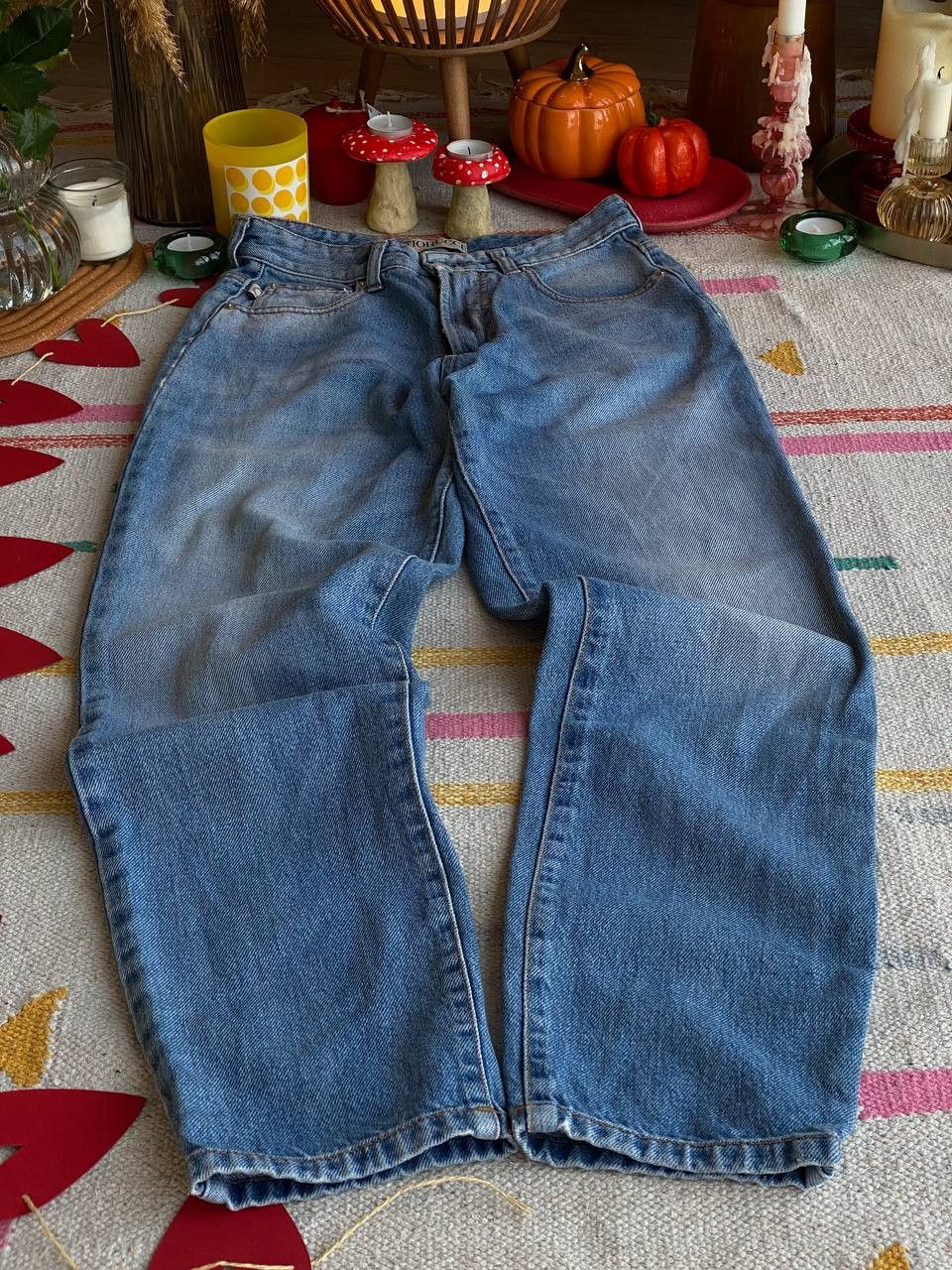 Fiorucci High Rise Blue Jeans
