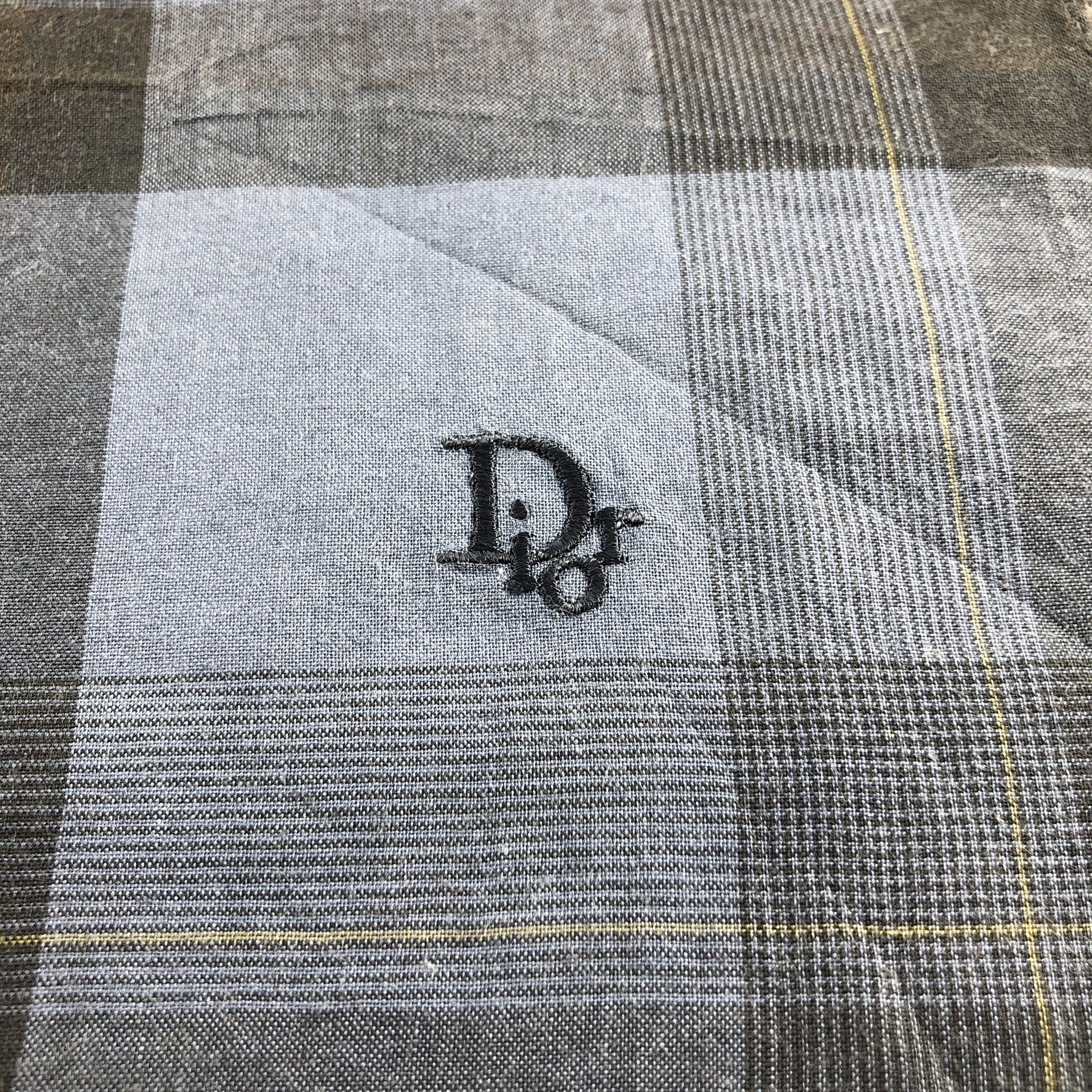 Christian Dior Monsieur Christian Dior Handkerchief Neckerchief Bandana H2797 Size ONE SIZE - 4 Thumbnail