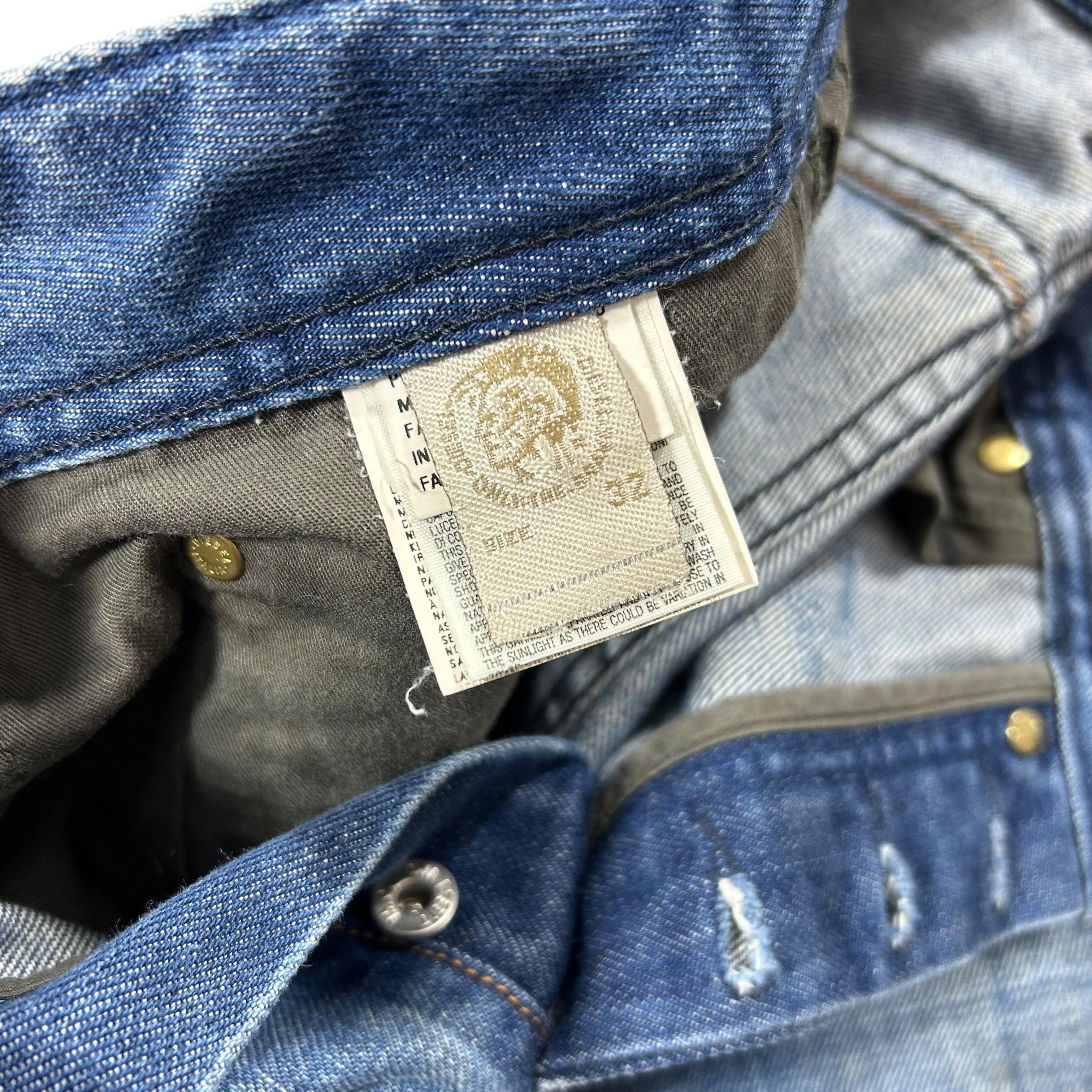Diesel Diesel Safado Regular Straight Blue Denim Jeans Size W32L32 Size US 32 / EU 48 - 8 Thumbnail
