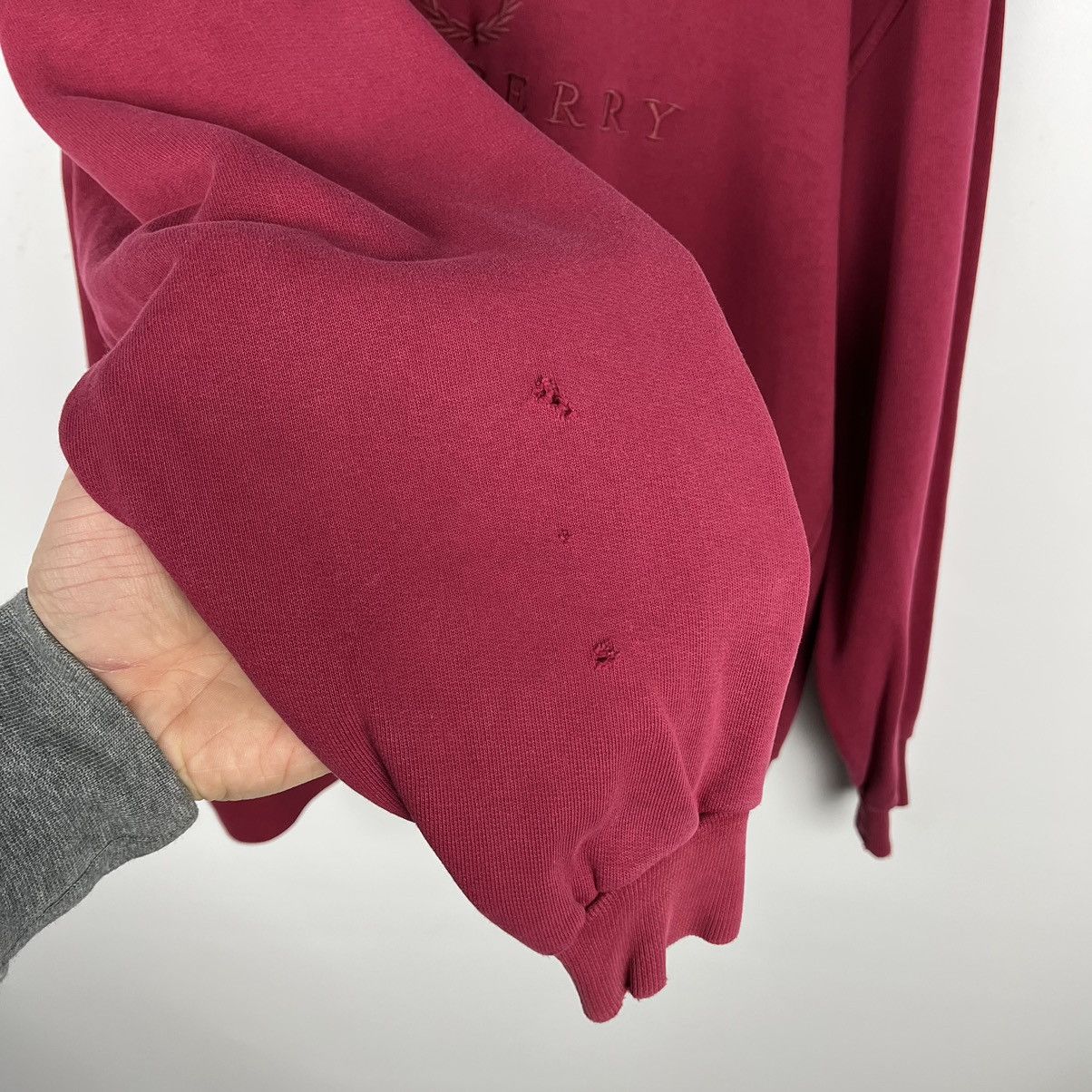 Fred Perry Vintage Fred Perry big logo y2k sweatshirt 90’s Size US L / EU 52-54 / 3 - 11 Thumbnail