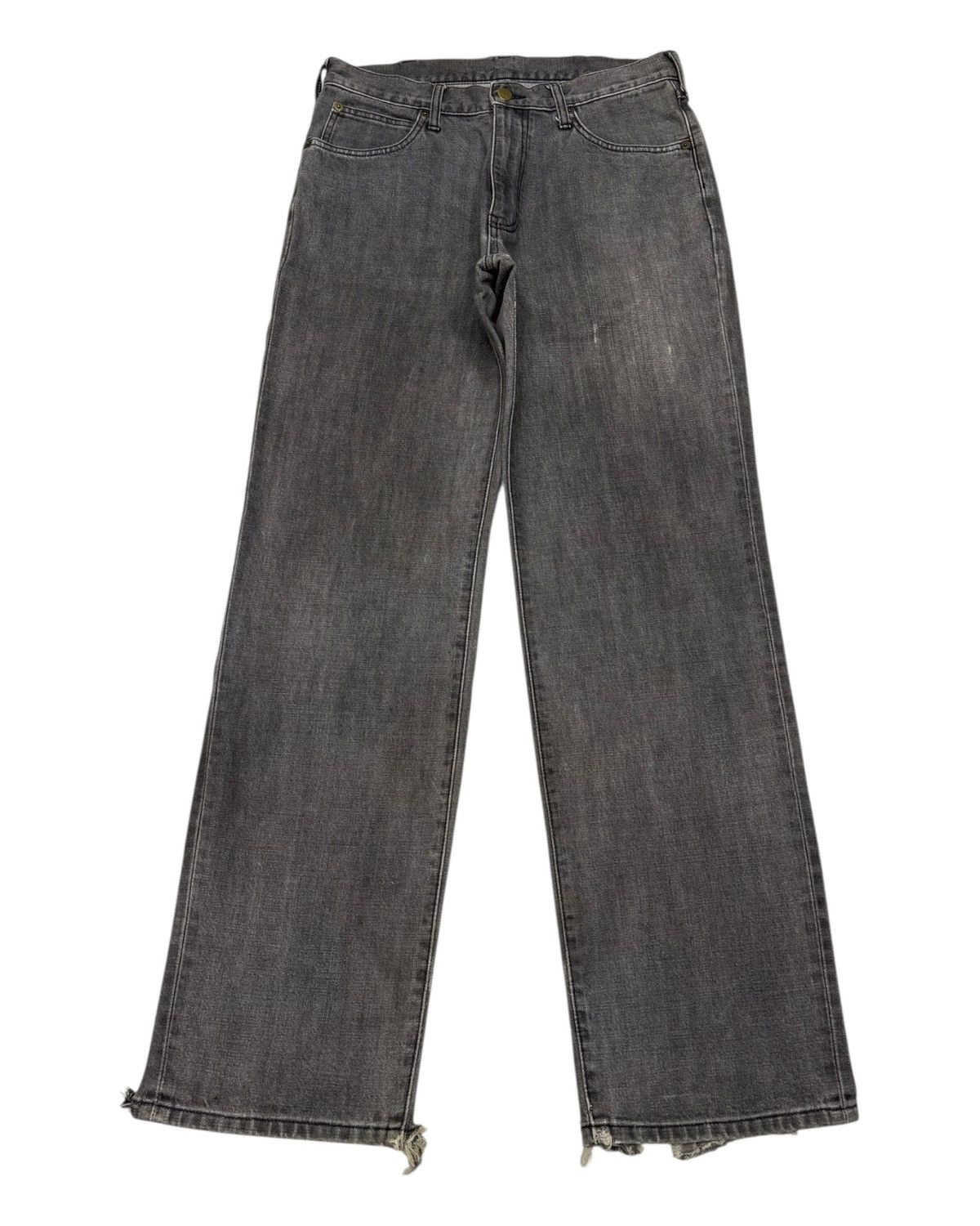 Kapital VINTAGE BAGGY JEANS WRANGLER FADED BLACK LOOSE JEAN Size US 32 / EU 48 - 3 Thumbnail