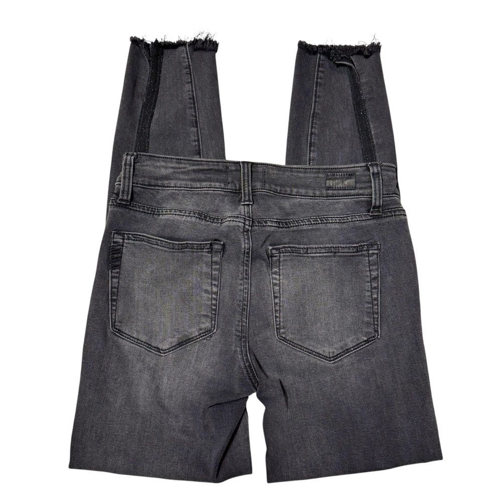 Paige PAIGE Verdugo Ankle Twist Seam Skinny Black Granite Jeans S Size 27" / US 4 / IT 40 - 5 Thumbnail