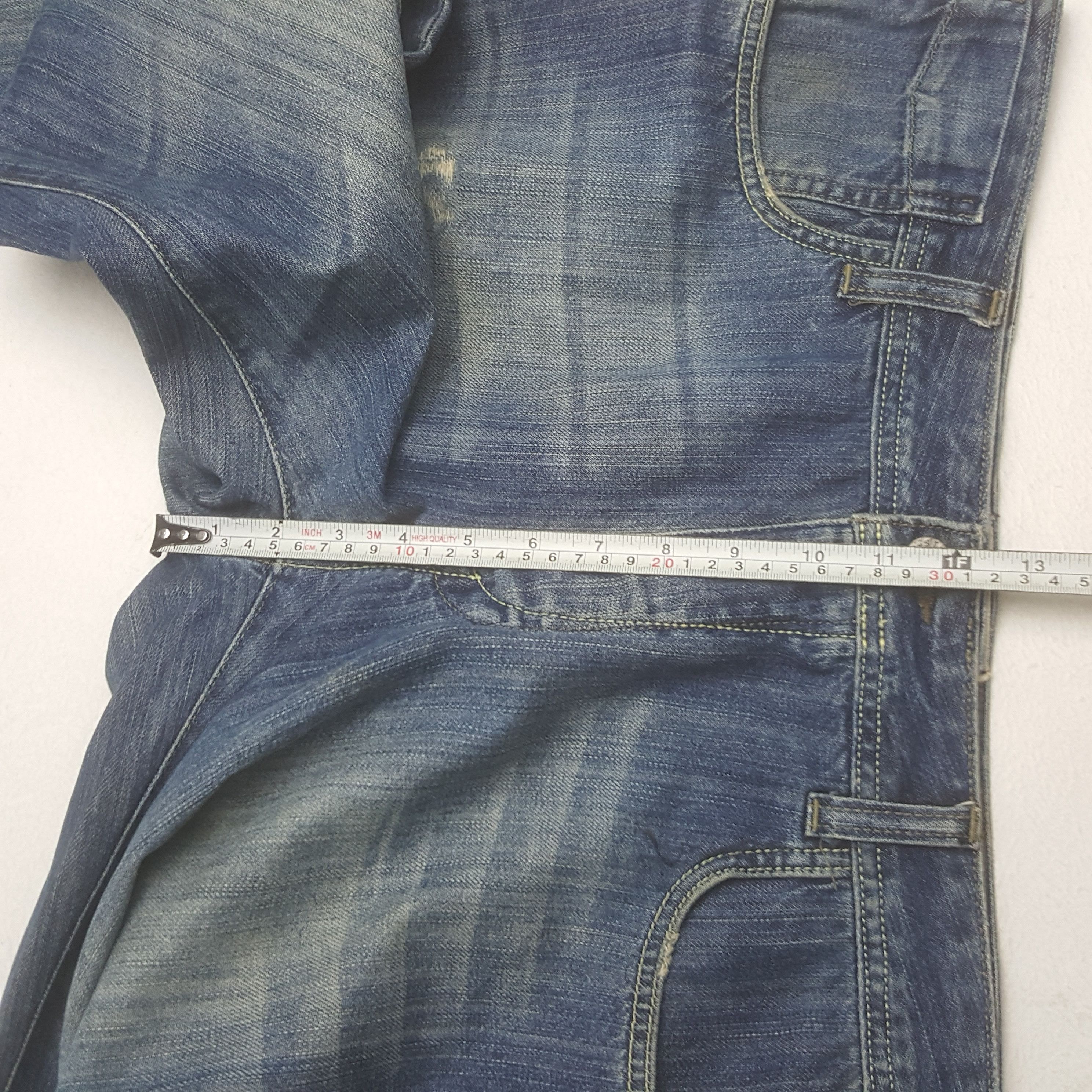 Stussy × Vintage Vintage Stussy Workgear Custom Art Logo Denim Jeans Size US 35 - 8 Thumbnail