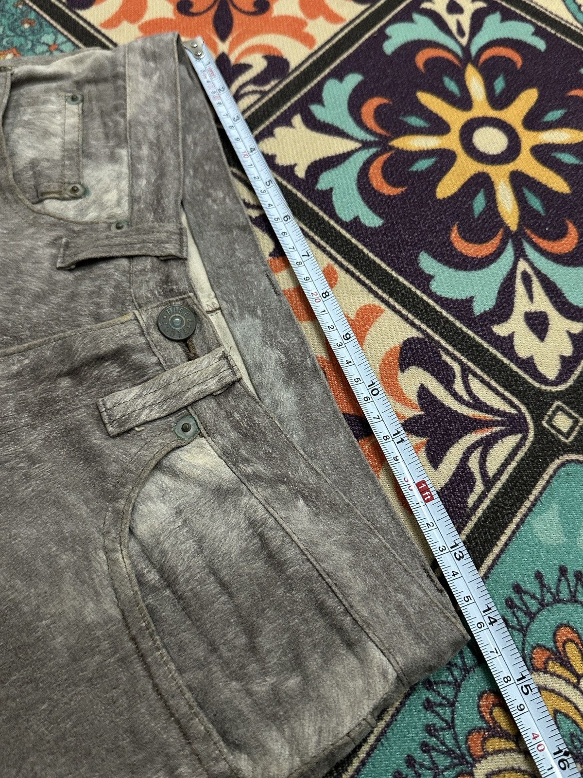 Yoshiyuki Konishi Yoshiyuki Konishi Ficce Uomo Acid Wash Flare Pants Size US 28 / EU 44 - 16 Thumbnail