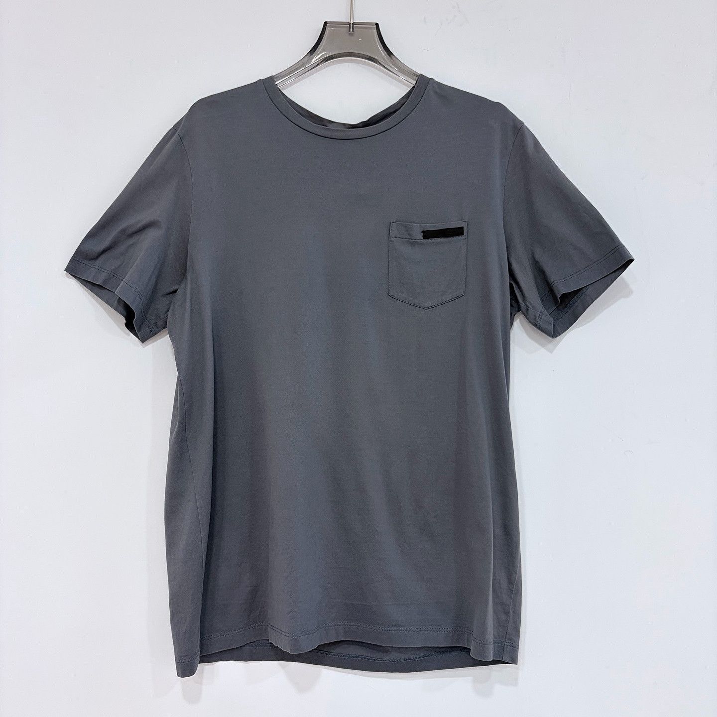 Prada Prada Gray Pocket T-Shirt Size M Size US M / EU 48-50 / 2 - 1 Thumbnail