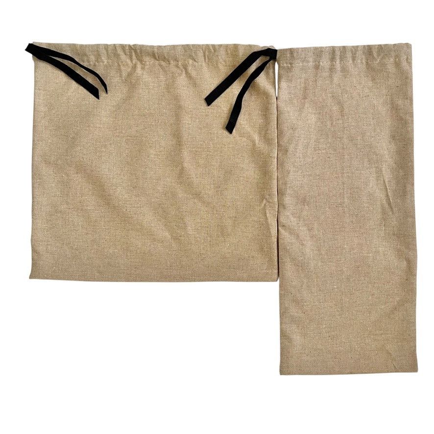 Gucci Gucci Natural-Colored Drawstring Shoe Dust Bags: Set of Two Size ONE SIZE - 3 Thumbnail