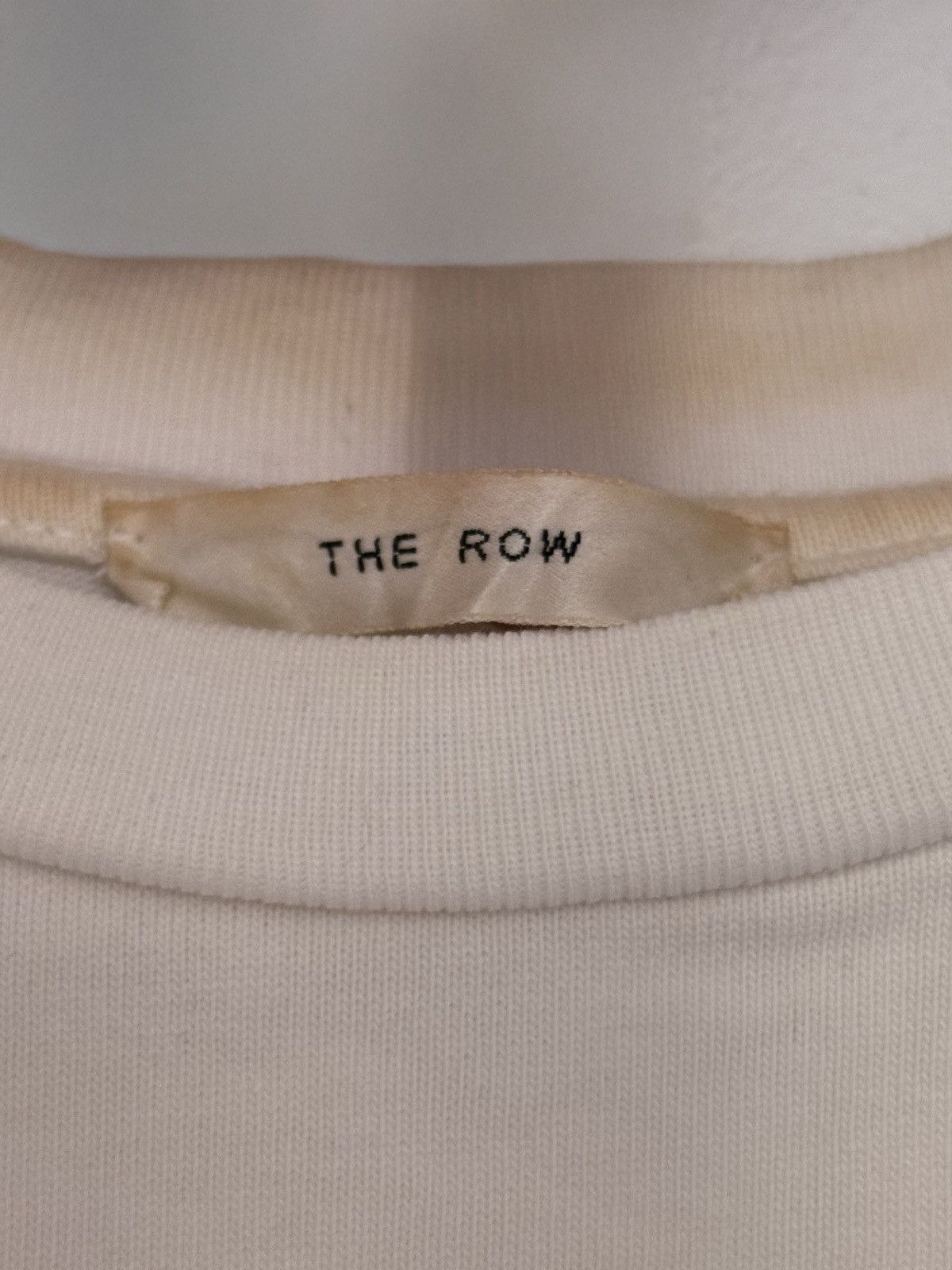 The Row The Row White T-shirt Size L / US 10 / IT 46 - 3 Thumbnail
