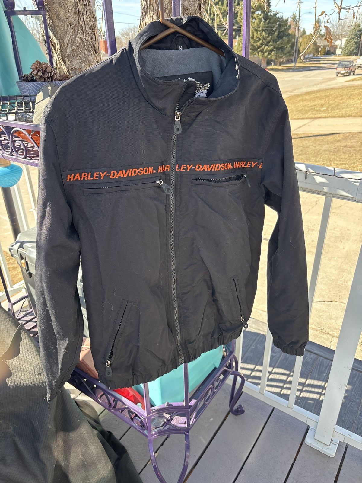 Harley Davidson Harley Davidson Black Raincoat Size US M / EU 48-50 / 2 - 1 Thumbnail