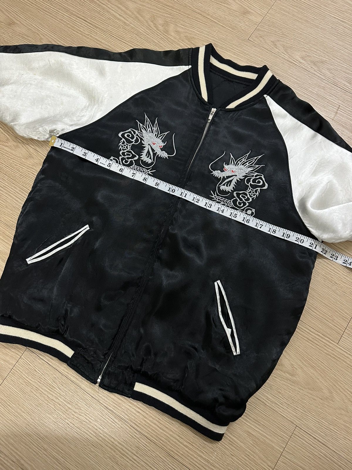 Beauty Beast × Japanese Brand Pearl Diver Bright Co Ltd Dragon Reversible Sukajan Jacket Size US M / EU 48-50 / 2 - 14 Thumbnail