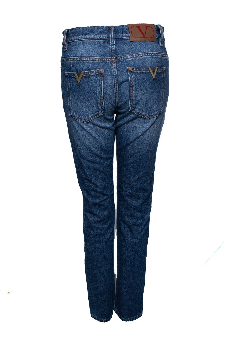 Valentino Valentino Garavani, blue jeans with V pockets Size 26" / US 2 / IT 38 - 6 Thumbnail