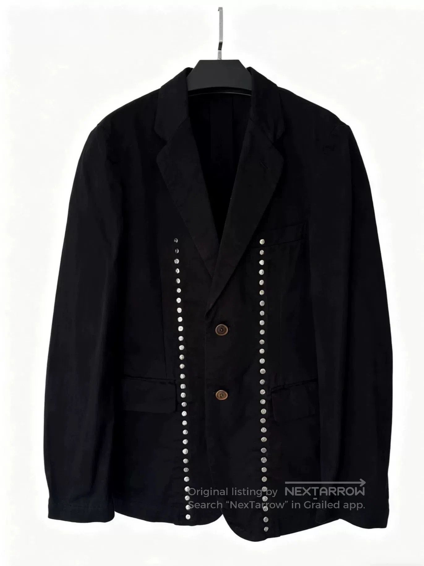 Comme des Garcons Homme Plus COMME des GARCONS HOMME PLUS 07SS Rivet Blazer. Size US S / EU 44-46 / 1 - 1 Thumbnail