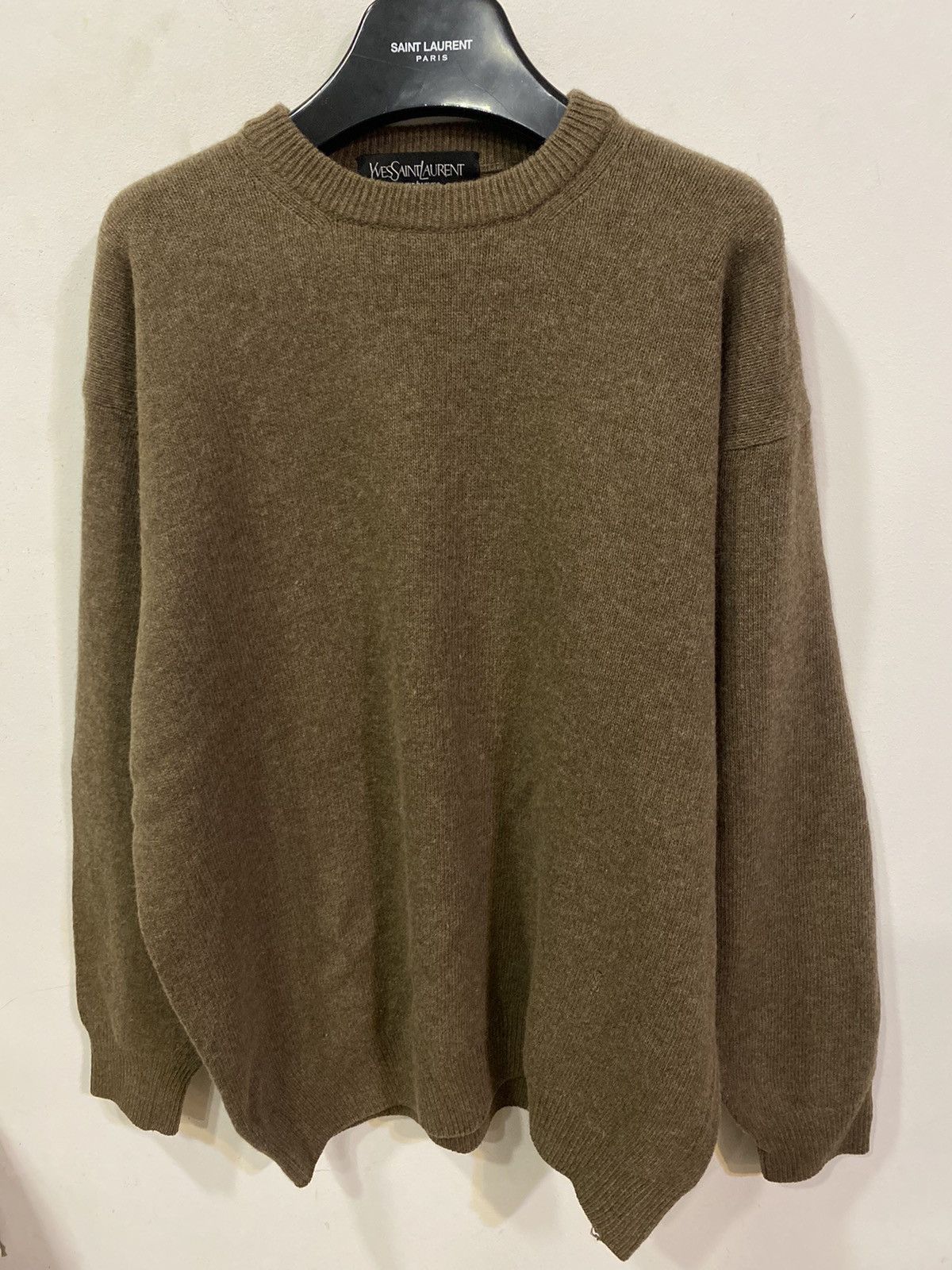 Yves Saint Laurent 🇮🇹Wool YSL Sweater Soft Vintage Sweatshirt Knit Paris Size US L / EU 52-54 / 3 - 12 Thumbnail
