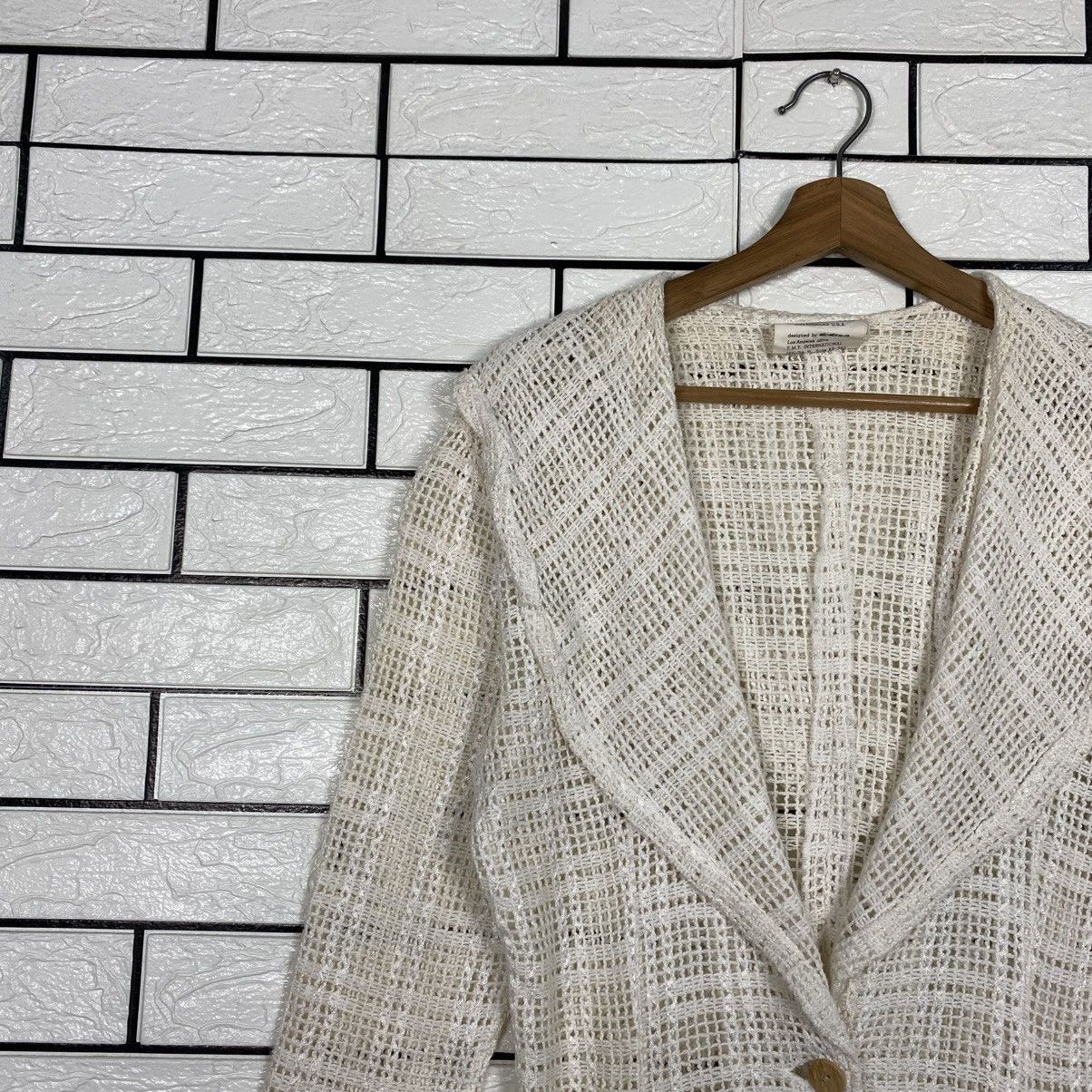 Japanese Brand Hollywood Movie Knit Net Button Sweater Issey Miyake Size US M / EU 48-50 / 2 - 8 Thumbnail