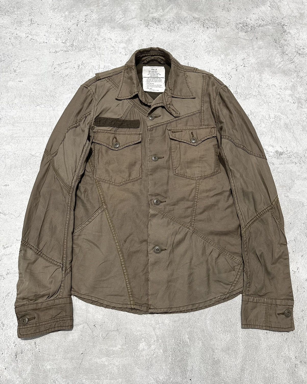 GOA G.O.A - Goa Military Button Up Shirt Size US M / EU 48-50 / 2 - 1 Thumbnail