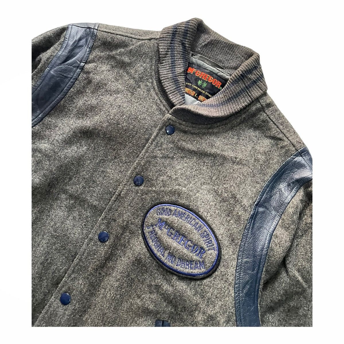 McGregor × Vintage Vintage Wool Letterman Varsity Sportswear Jacket By Mcgregor Size US L / EU 52-54 / 3 - 5 Thumbnail
