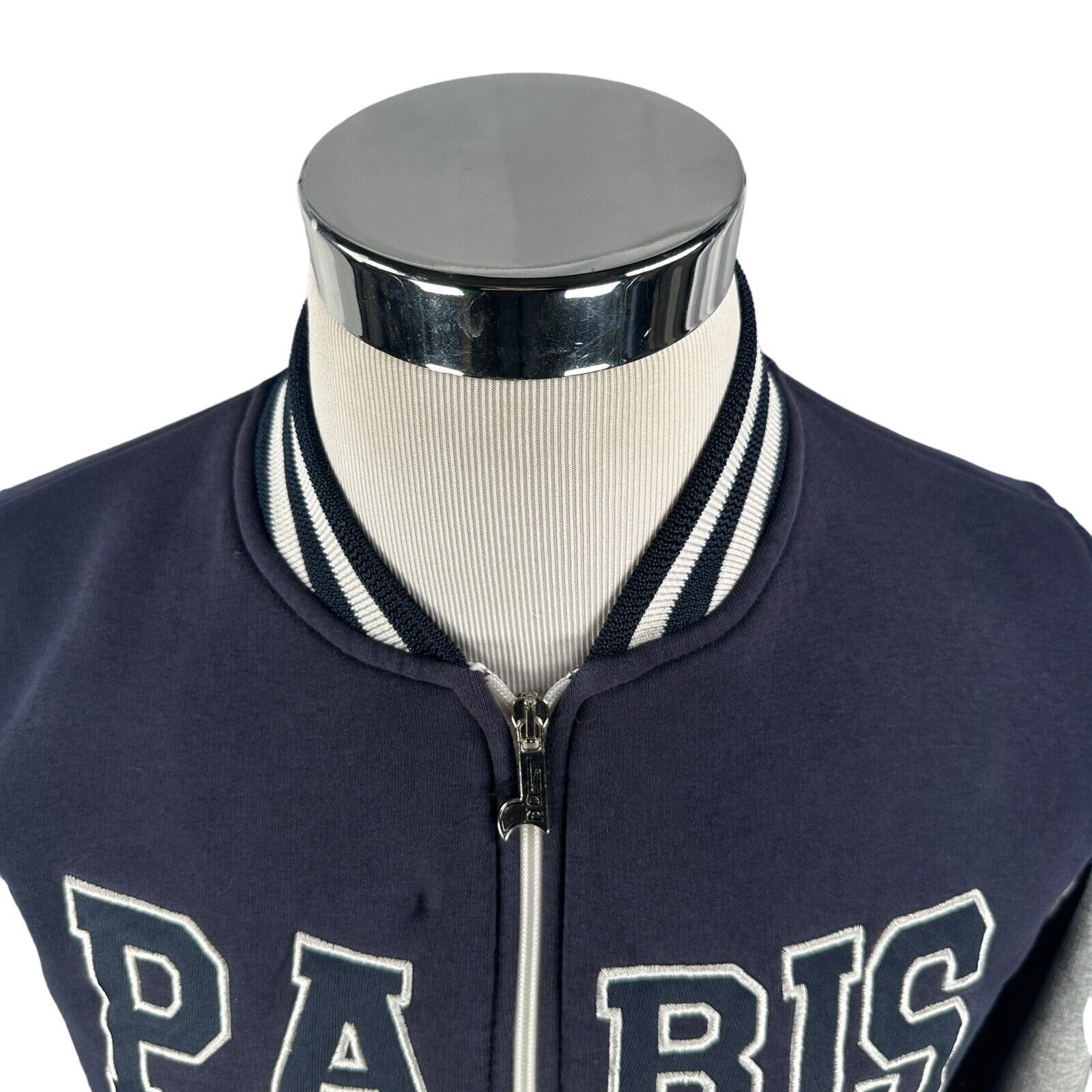 Nas Nas Jacket XS Blue Gray Paris France Sweatshirt Varsity Size US XS / EU 42 / 0 - 2 Thumbnail