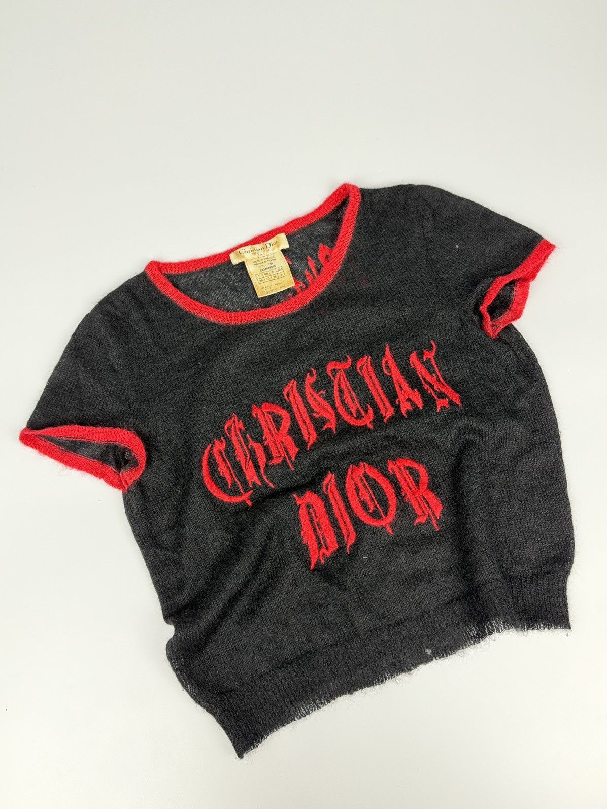 Dior RARE Dior by Galliano SS02 Gothic Blood Red 1947 Tops Size S / US 4 / IT 40 - 5 Thumbnail