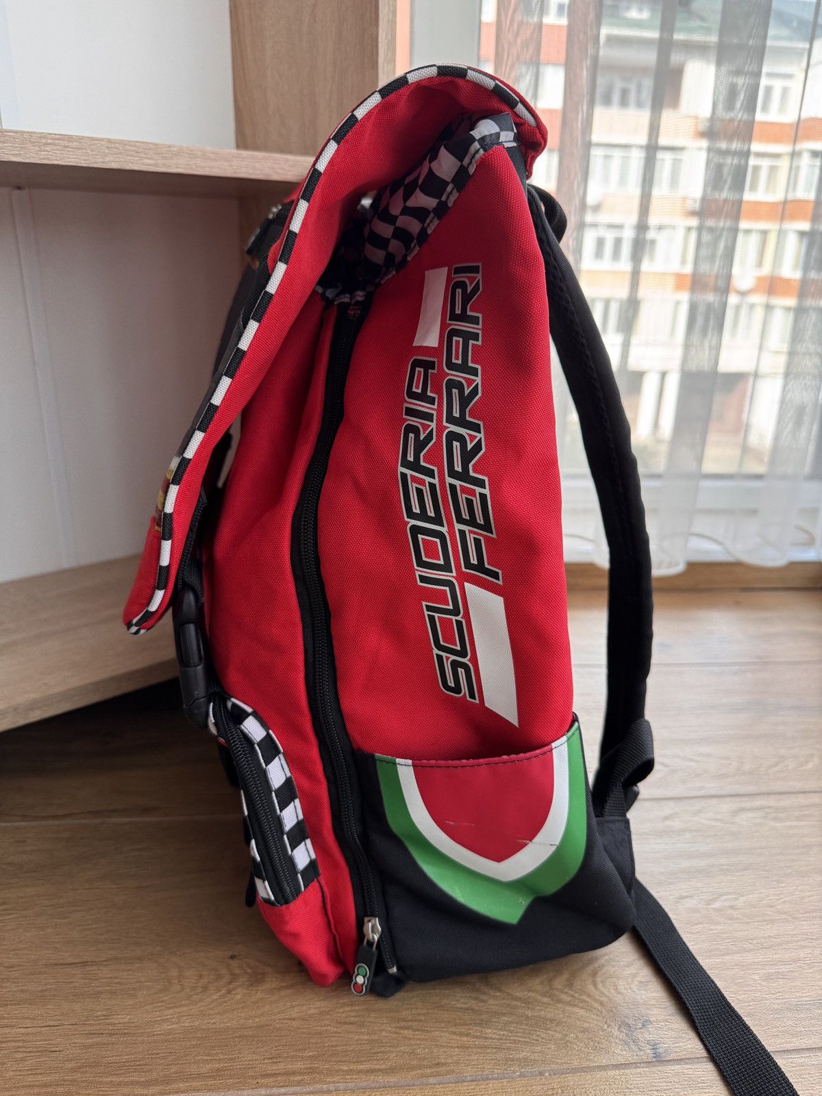 Formula 1 × Vintage Vintage Ferrari Scuderia Vettel Formula One Bolid Backpack Size ONE SIZE - 8 Thumbnail