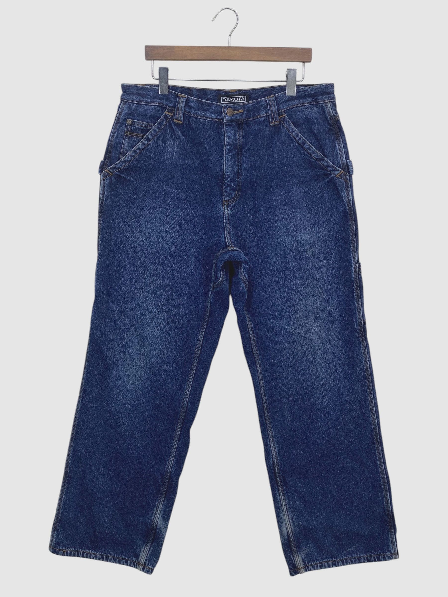 Japanese Brand Dakota Carpenter Jeans Japanese Hip Hop Skateboards Jeans Size US 34 / EU 50 - 2 Thumbnail