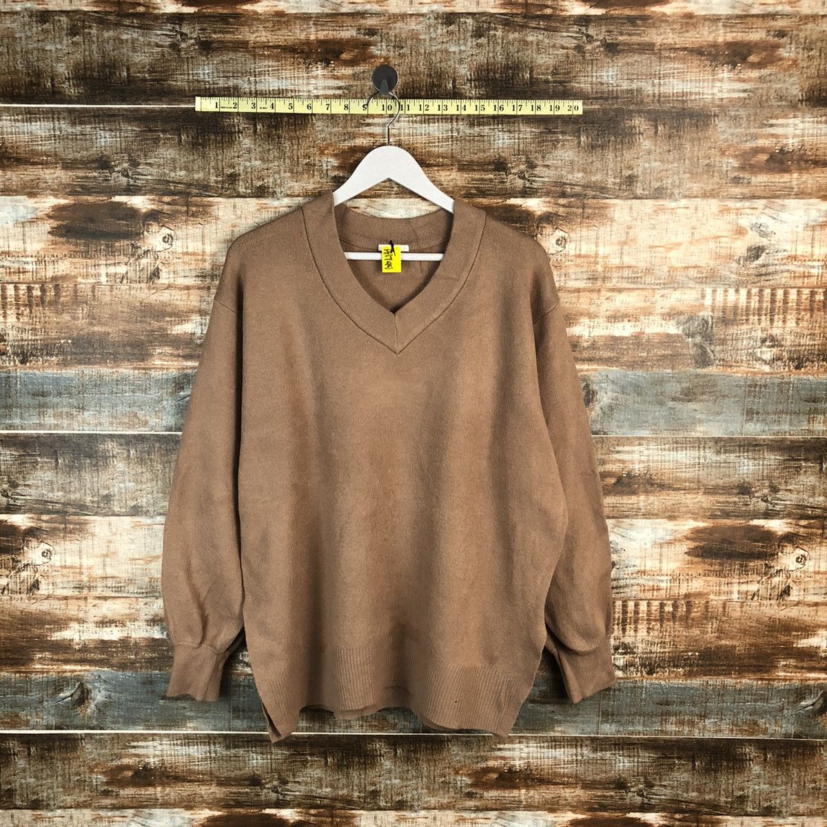 GU × Homespun Knitwear GU Brown vintage Knitwear #A1794 Size US L / EU 52-54 / 3 - 1 Thumbnail