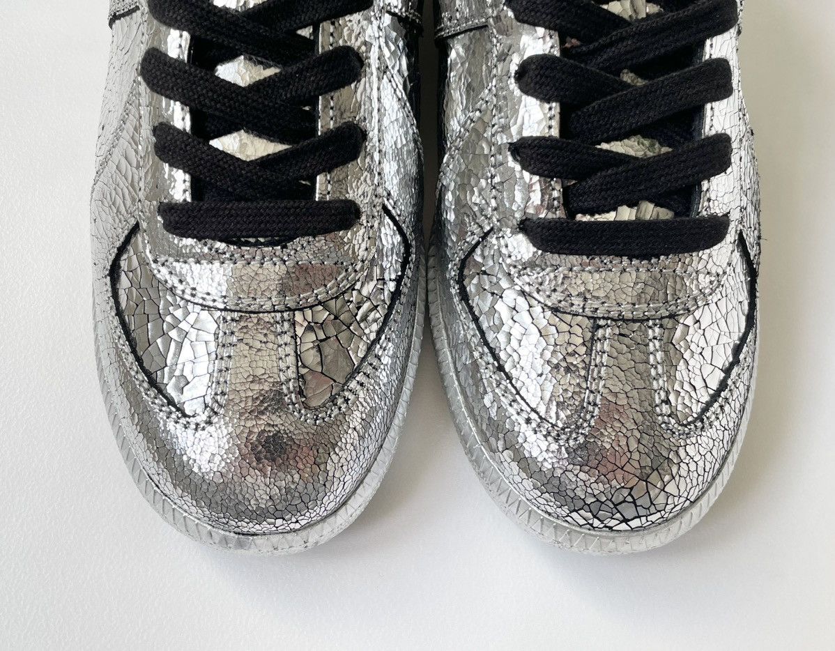 Maison Margiela ‘Cracked Mirror’ Leather GAT Sneakers Size US 7 / IT 37 - 7 Thumbnail
