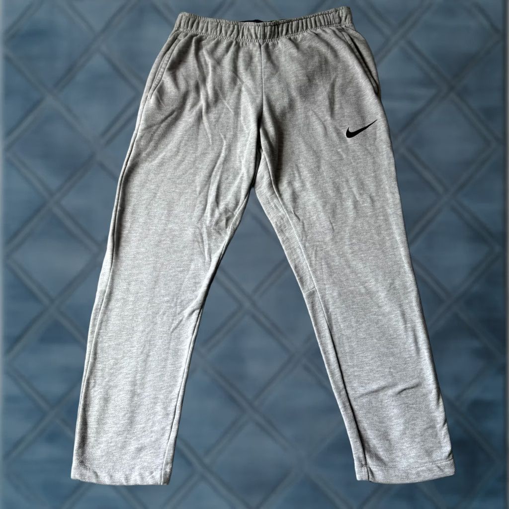 Nike Nike Dri-FIT Pants Mens Large Gray Jogger Tapered Sweat Training Fitness Pockets Drawstring Size US 32 / EU 48 - 1 Thumbnail