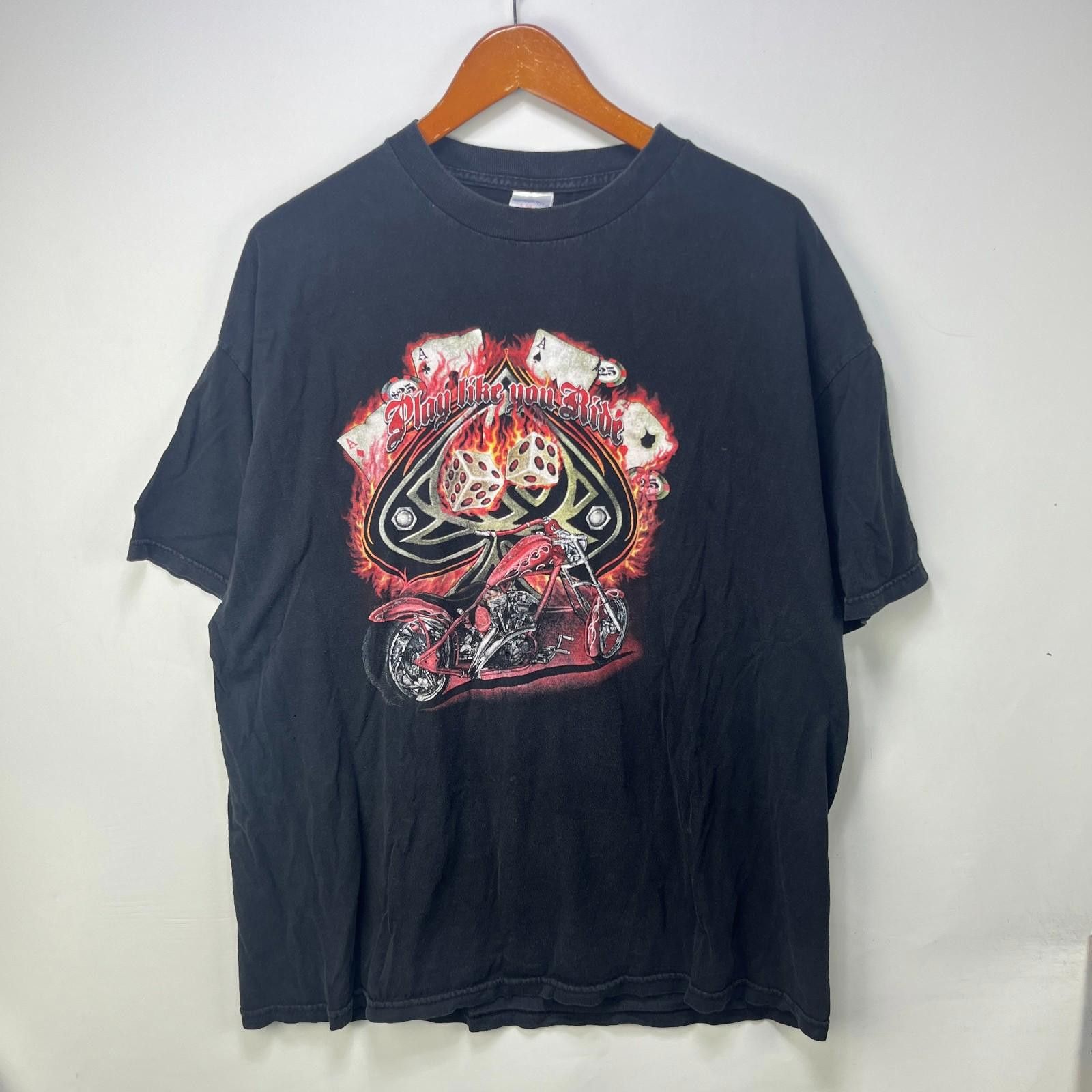 Vintage Vintage Biker Flames Choppers Motorcycle Sturgis T Shirt 2XL Size US XXL / EU 58 / 5 - 1 Thumbnail