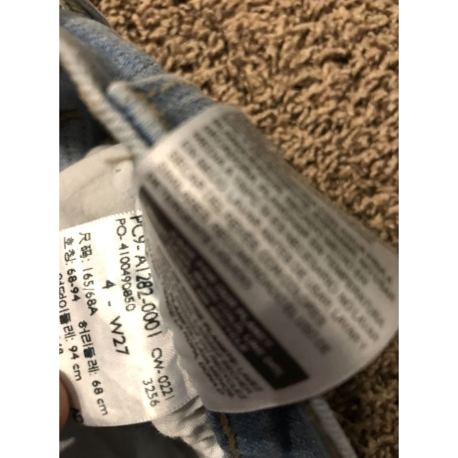 Levi's Levi's Heritage Rose Skinny Jeans Womens Size 4 Blue Denim High Rise 29W 27L A25 Stretch Packaged City USA Size 27" / US 4 / IT 40 - 3 Thumbnail