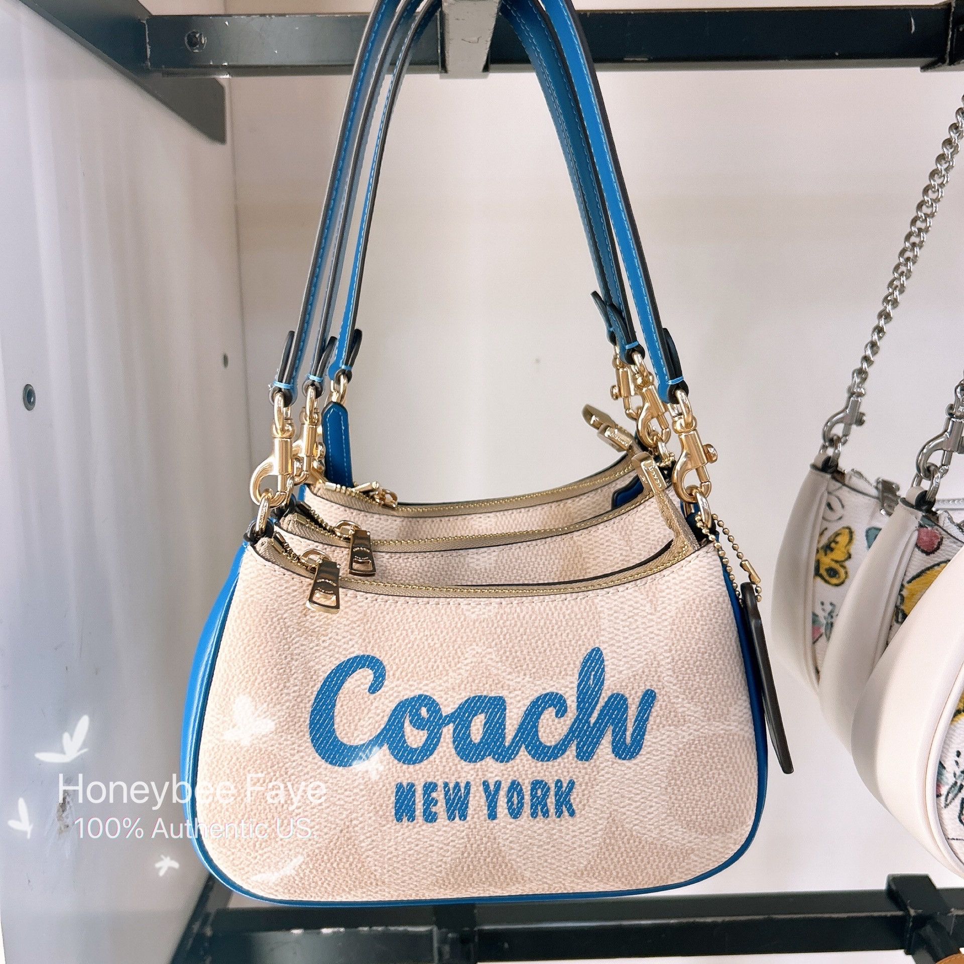 Coach Teri Mini Crossbody Bag In Signature Canvas Coach Graphic Size ONE SIZE - 1 Thumbnail