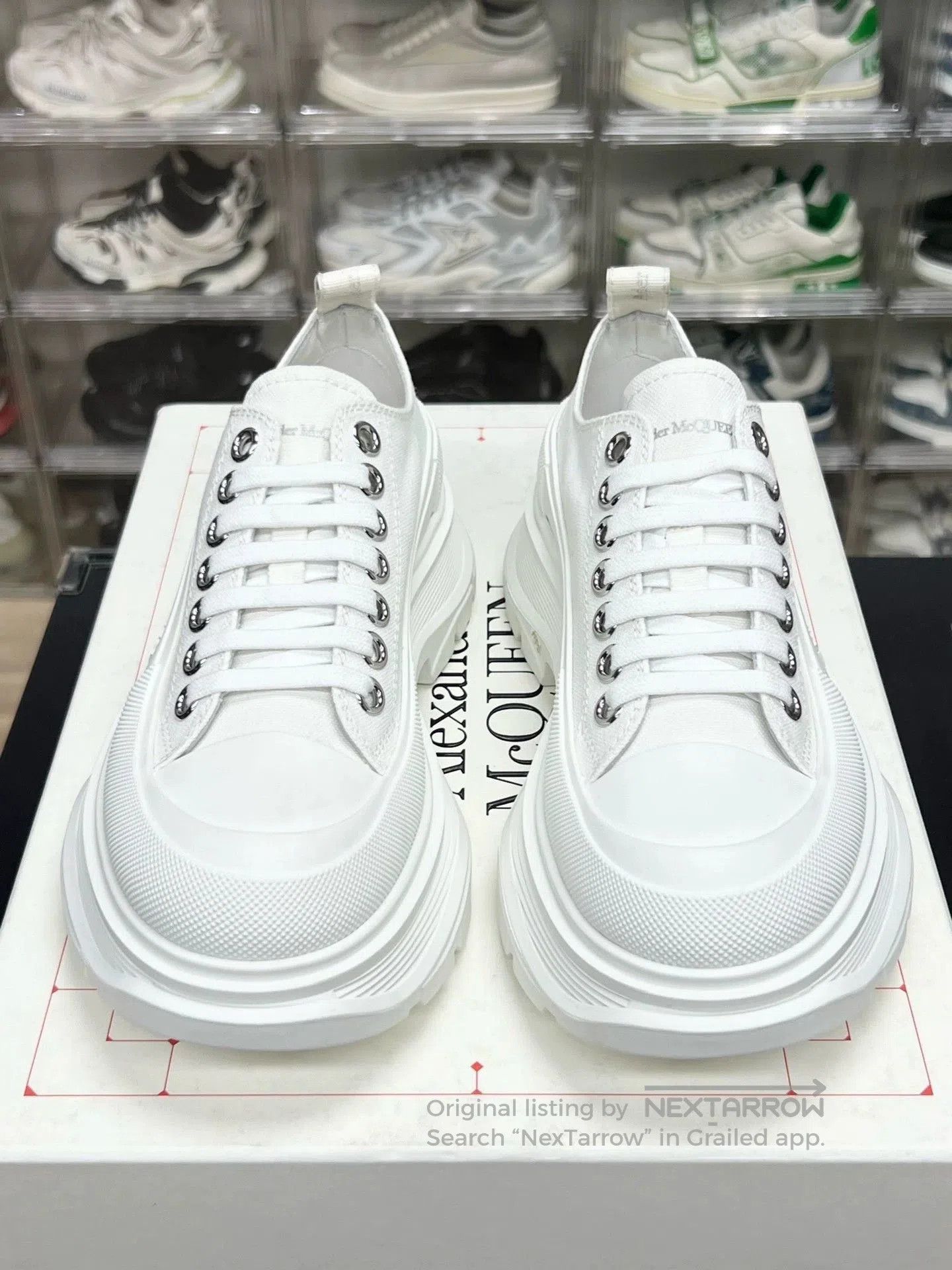 Alexander McQueen mcq white low. Size US 5.5 / EU 38 - 2 Thumbnail