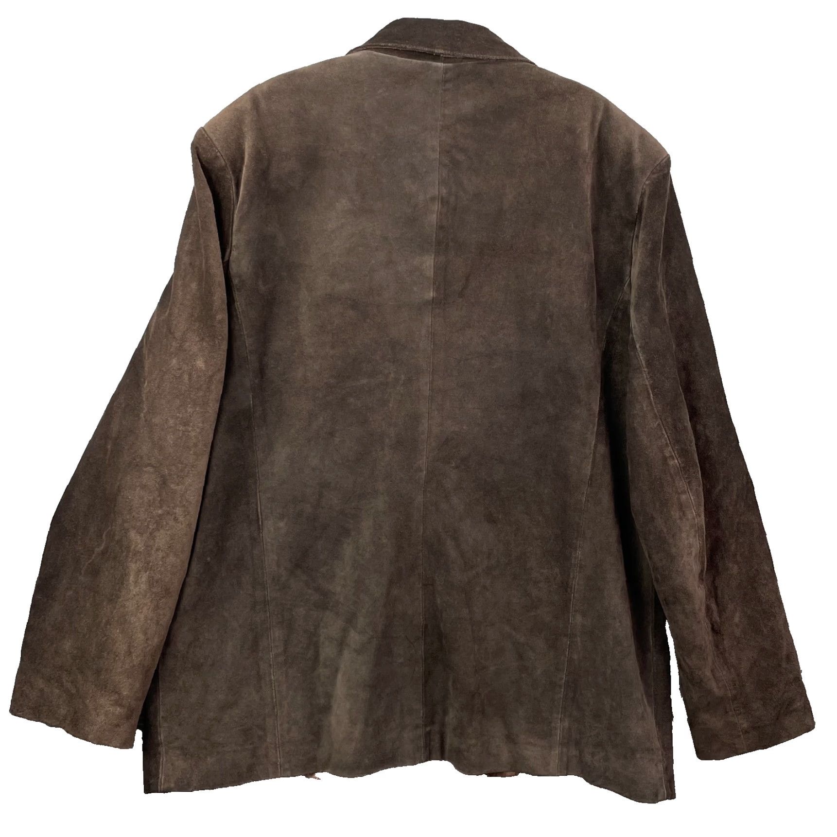 Vintage Oakwood Genuine Suede Leather Jacket Blazer Men's 50 Brown Western 70s Corpcore Vintage Size US M / EU 48-50 / 2 - 2 Thumbnail