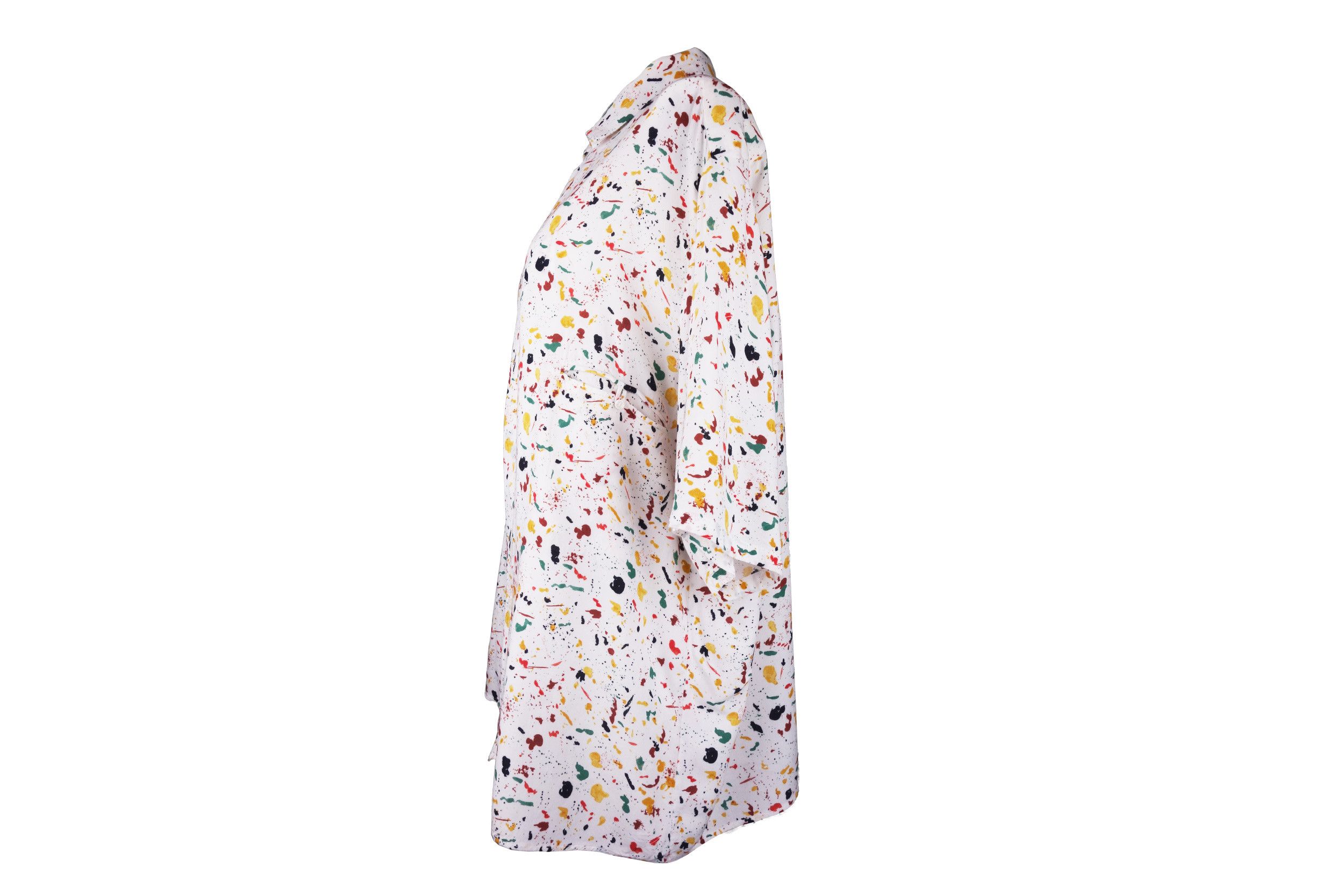Christophe Lemaire CHRISTOPHE LEMAIRE S/S 2013 Viscose Print Shirt Size 4 L Size US L / EU 52-54 / 3 - 9 Thumbnail