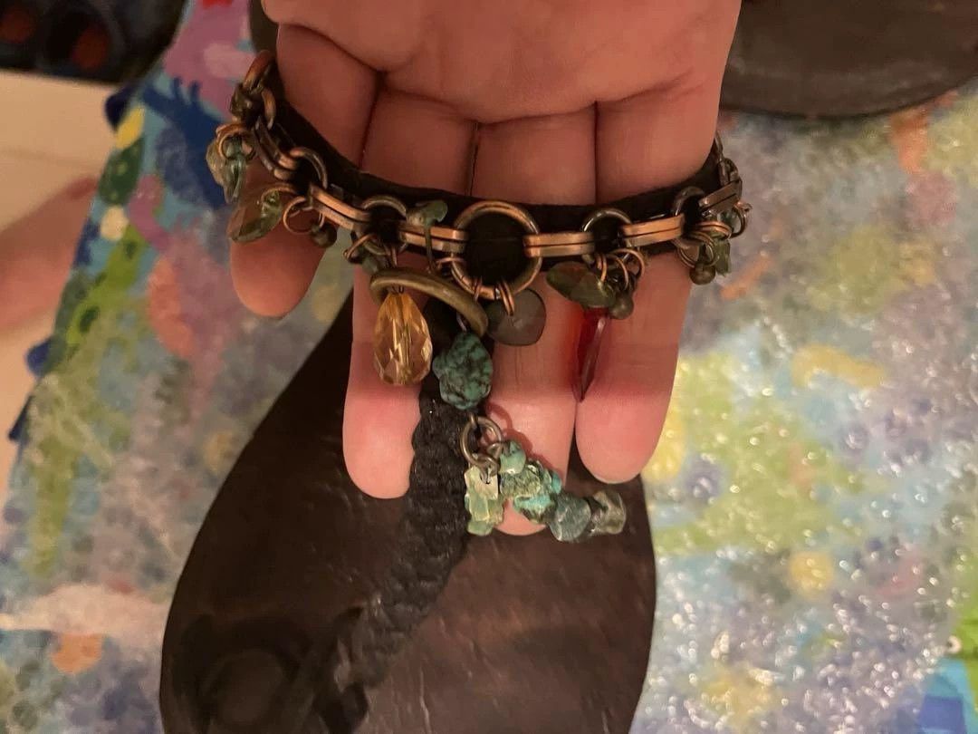 Vintage Vintage Japanese Hippie Pendant Sandal Size US 6.5 / IT 36.5 - 2 Thumbnail