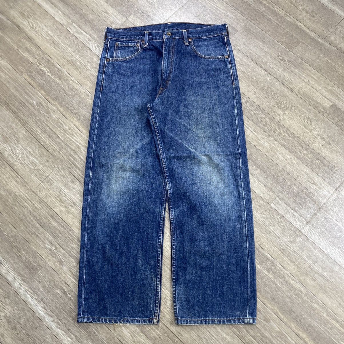 Levi's Vintage Clothing 🇯🇵1990s Vintage Levis 503 Japan 34x36 Blue Baggy Jeans Size US 33 - 1 Thumbnail