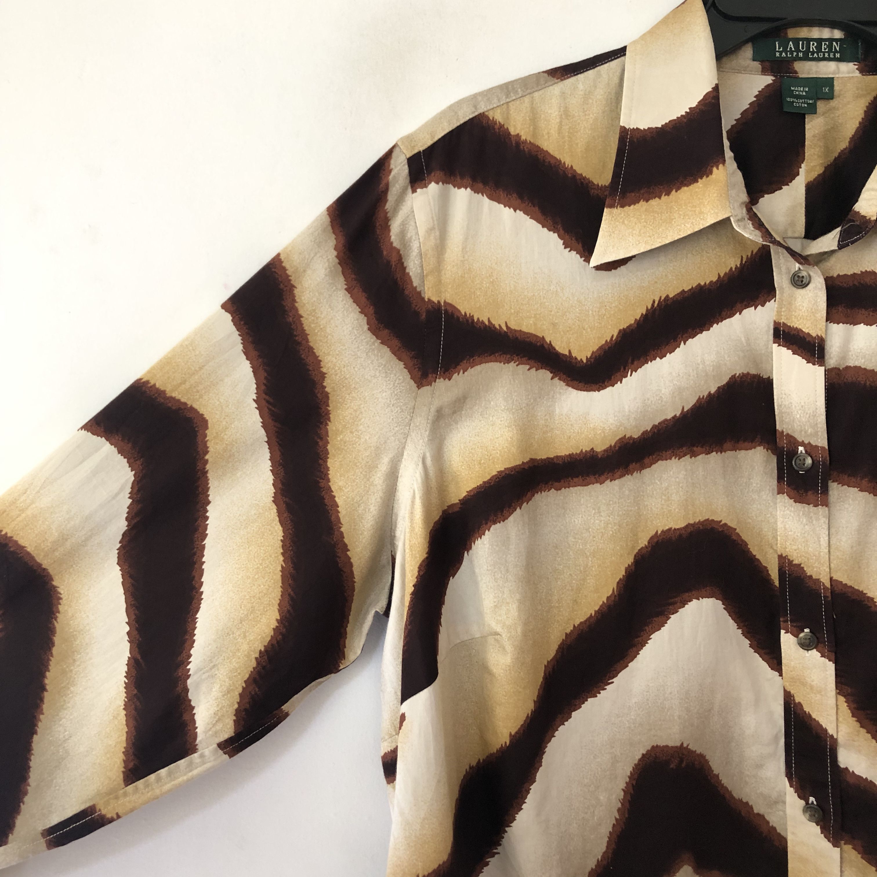 Lauren Ralph Lauren Lauren Ralph Lauren Women's Shirt 3/4 Sleeve Size 1X Size XXL / US 16-18 / IT 52-54 - 5 Thumbnail