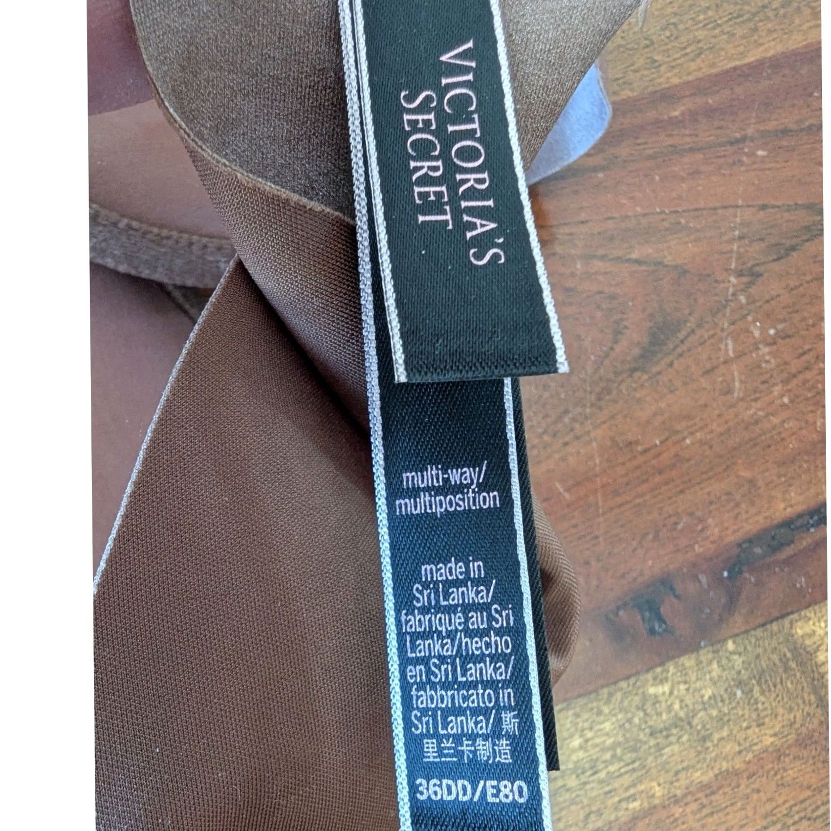 Victoria's Secret Victoria's Secret Bra Chocolate Brown Underwire 36DD Strapless Bandeau Bralette Womens Mayer Size ONE SIZE - 5 Thumbnail