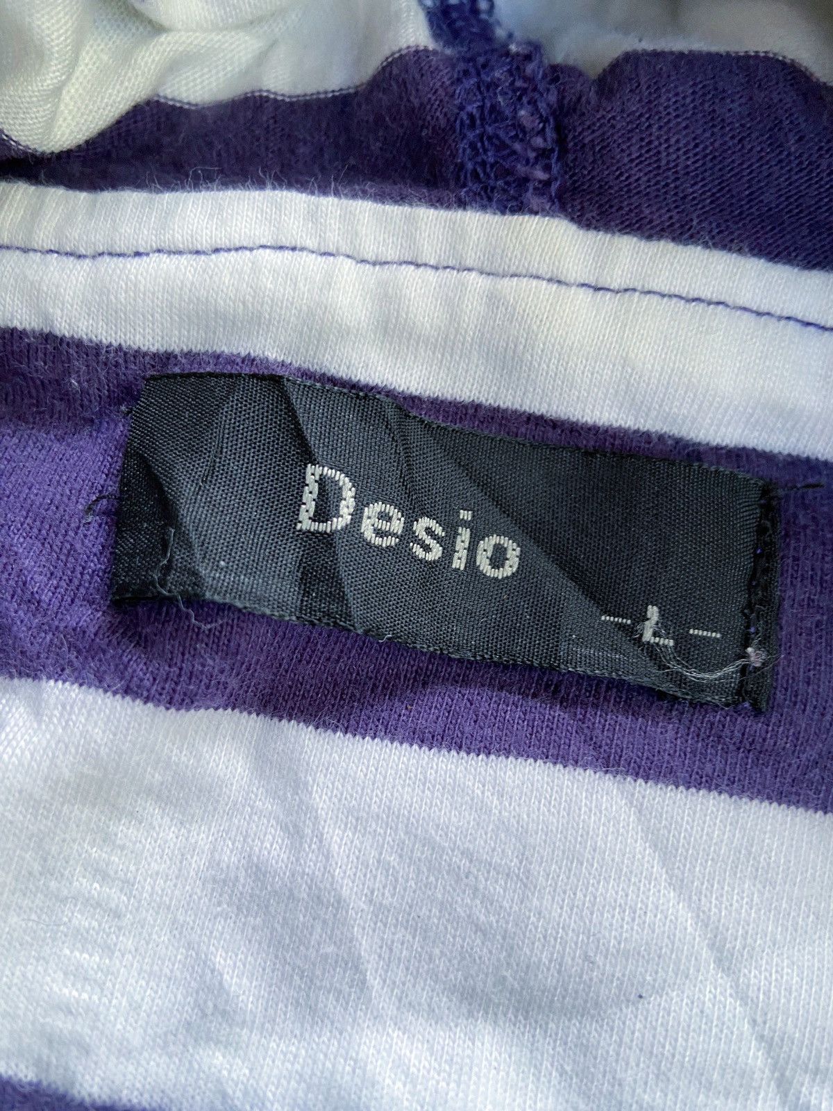 Beauty Beast DESIO DOUBLE LAYER STRIPED ZIP HOODIE Size US M / EU 48-50 / 2 - 11 Thumbnail
