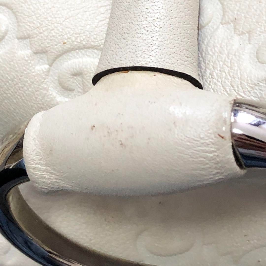 Gucci Gucci - Shima Leather Monogram White GG Monogram Handbag Size ONE SIZE - 9 Thumbnail
