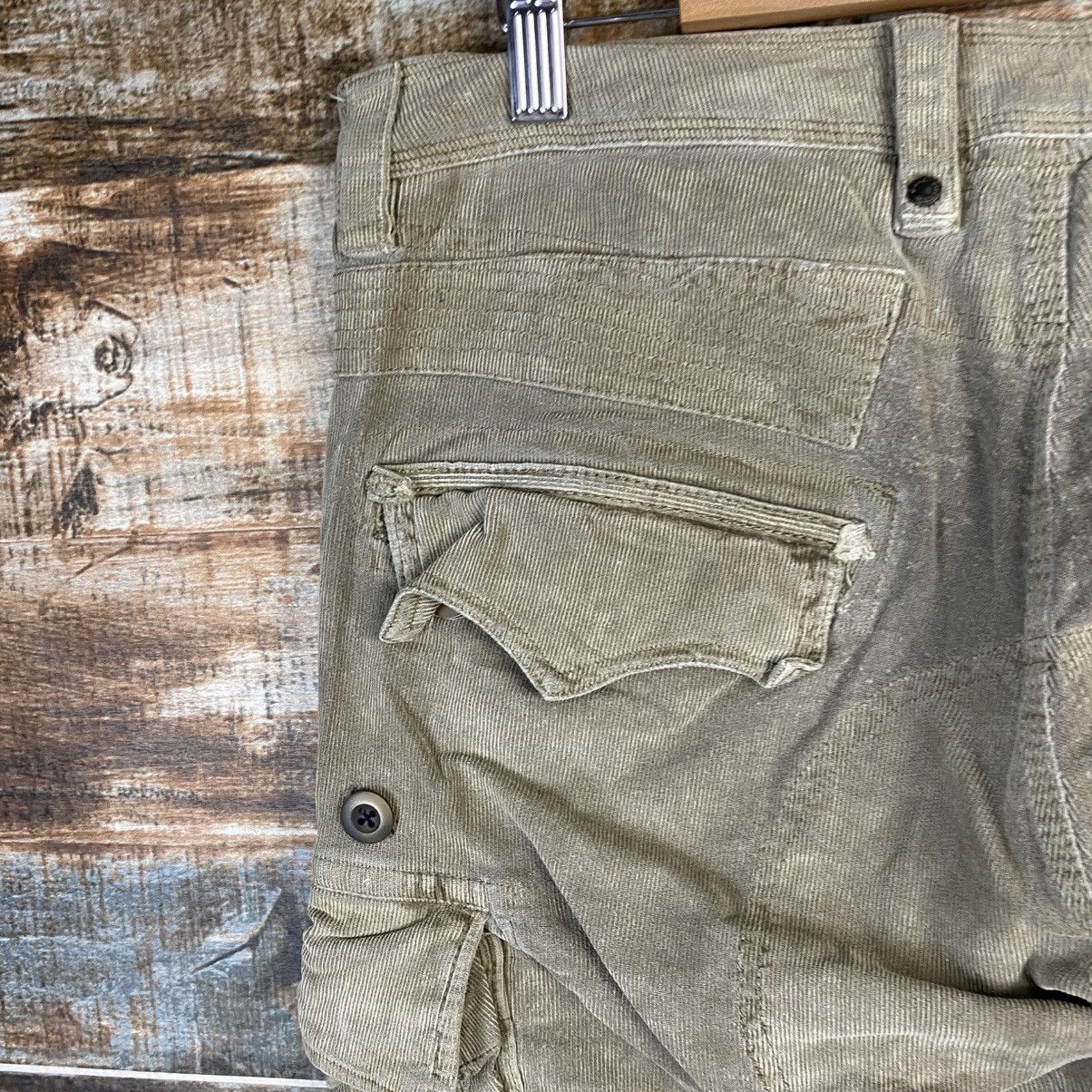 Jimmy Taverniti DL Jimmy Taverniti Beige Cargo Multipocket Pants #C1220 Size US 31 - 18 Thumbnail