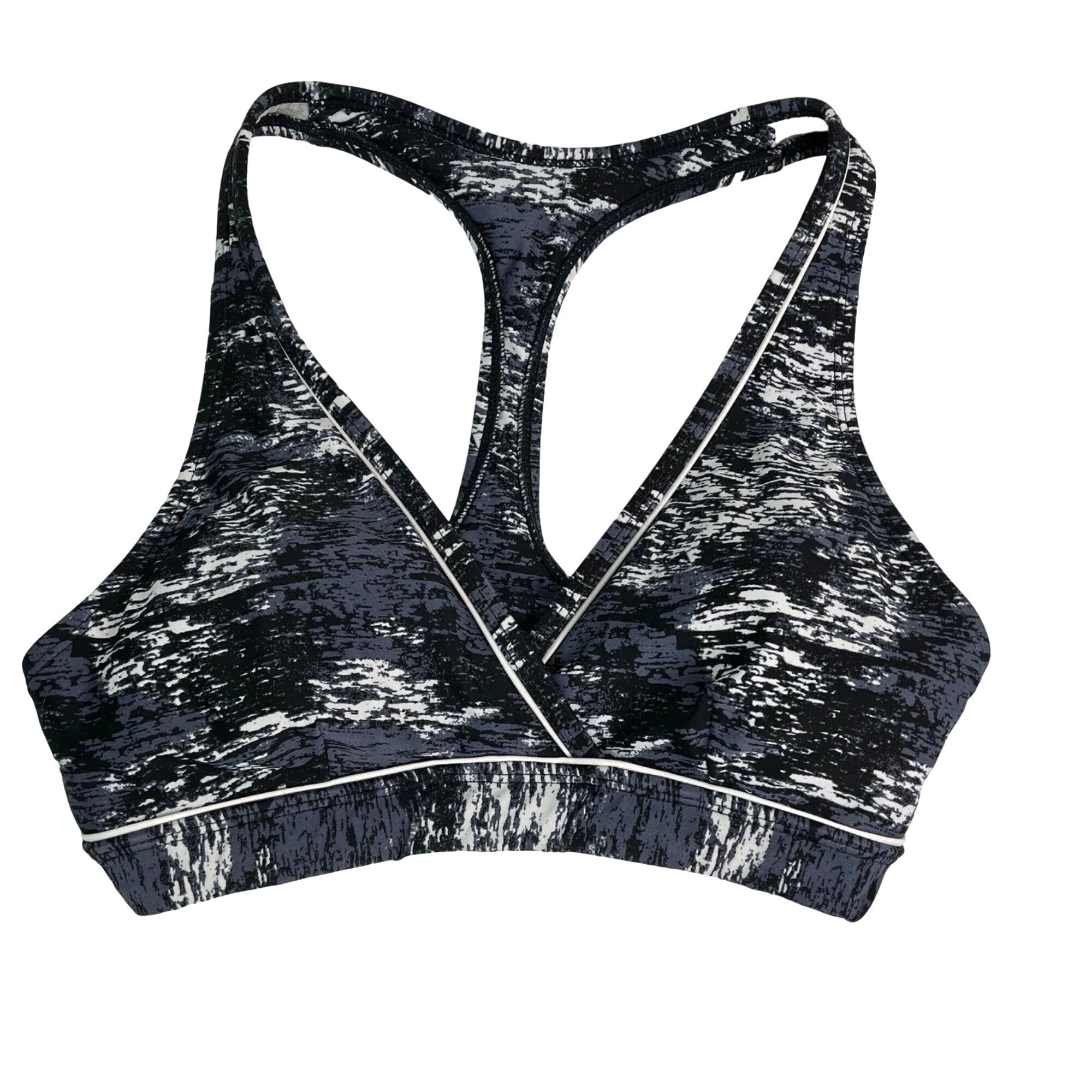 Athleta Athleta Sports Athletic Bra Sz. S Black & White Print Size S / US 4 / IT 40 - 1 Thumbnail