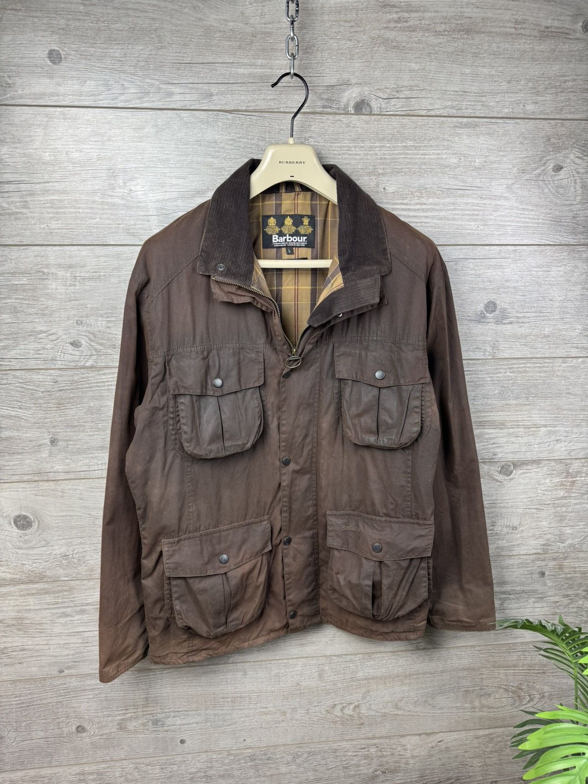 Barbour BARBOUR JACKET VINTAGE A94 FLYWEIGHT WAX UTILITY LARGE Size US L / EU 52-54 / 3 - 24 Thumbnail