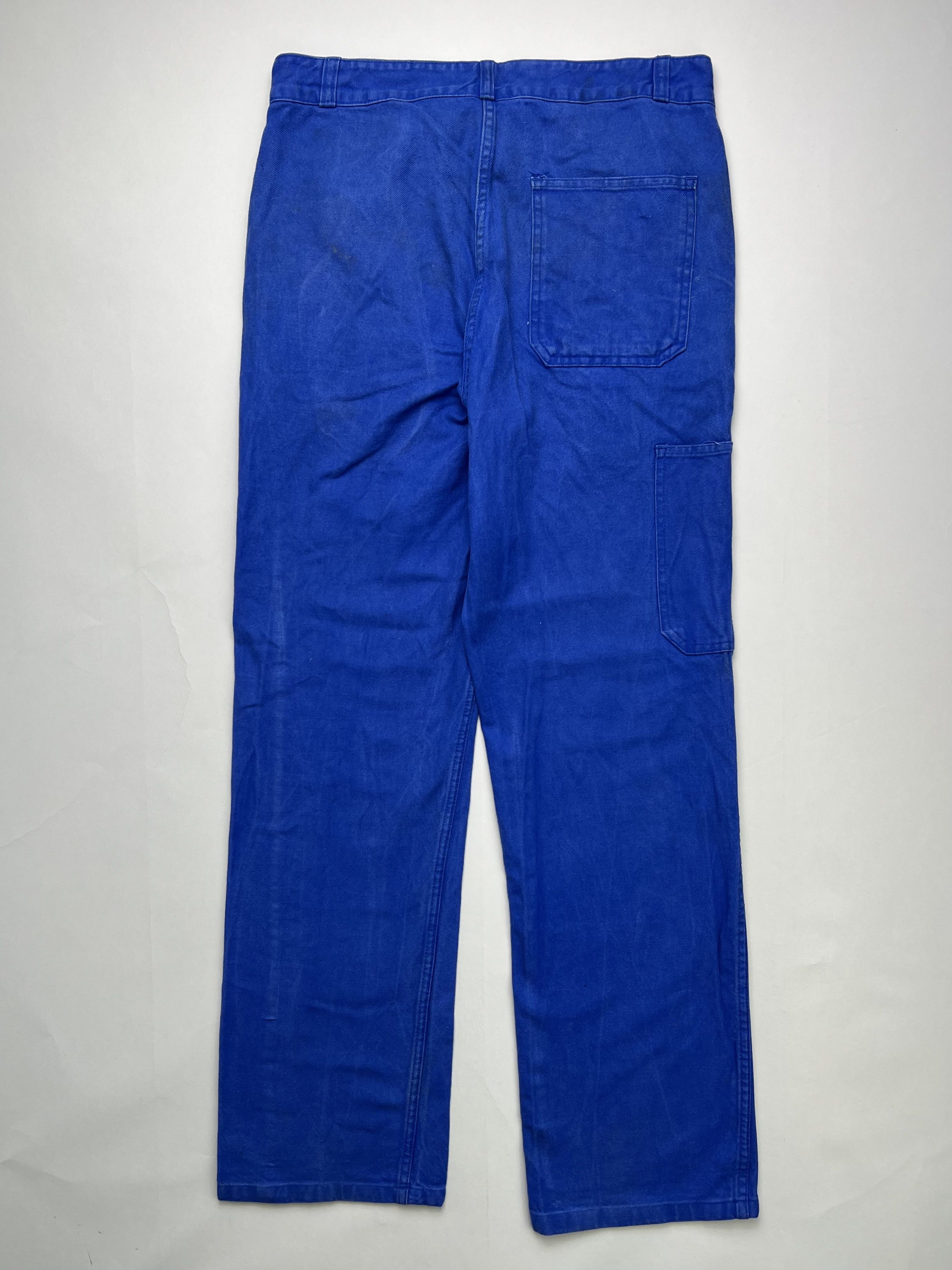 Vintage French Workwear Bleu De Travail Vintage Work Pants Size US 30 / EU 46 - 4 Thumbnail