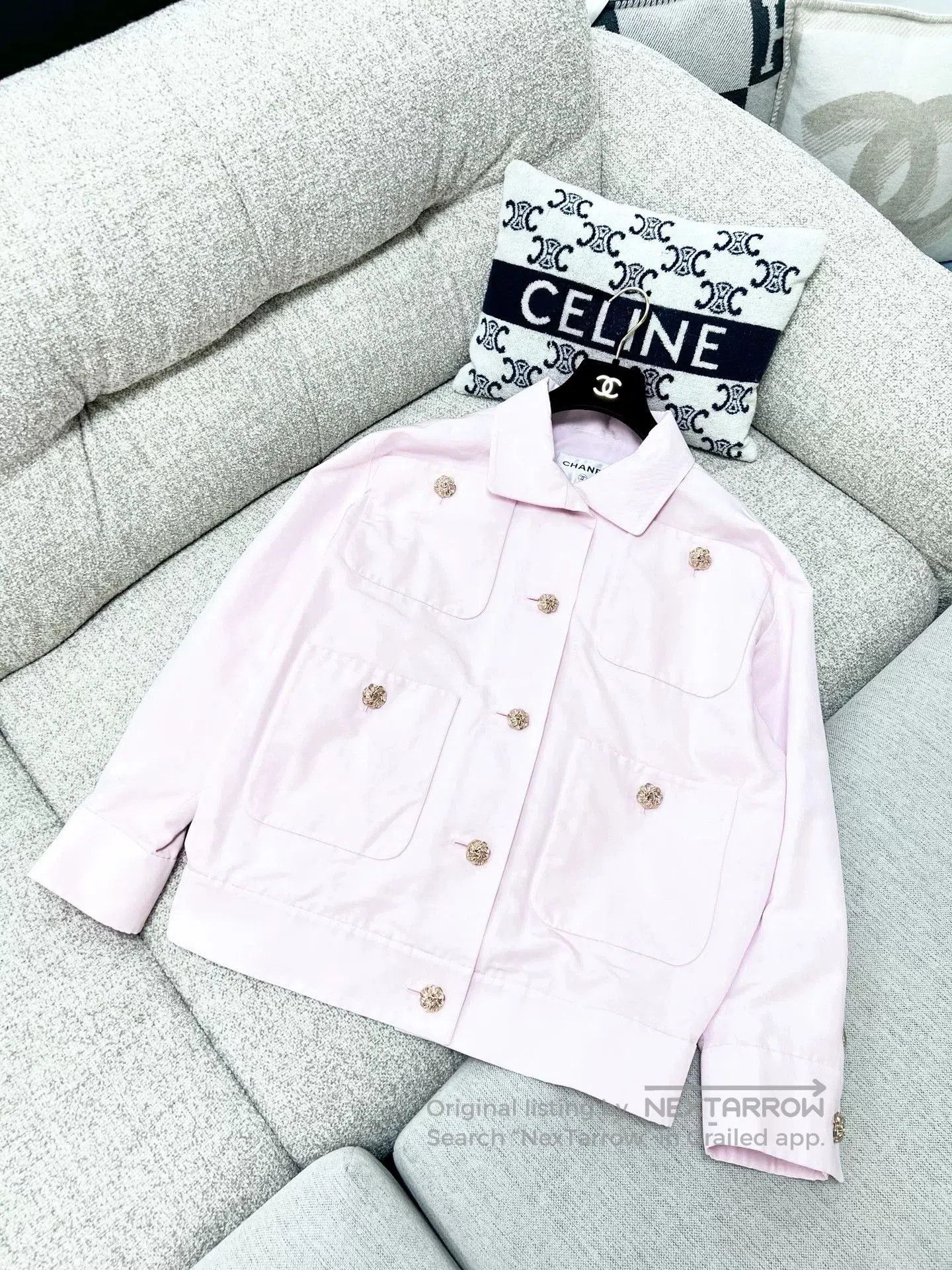 Chanel Chanel 20A Pink Long Sleeve Jacket. Size US S / EU 44-46 / 1 - 3 Thumbnail