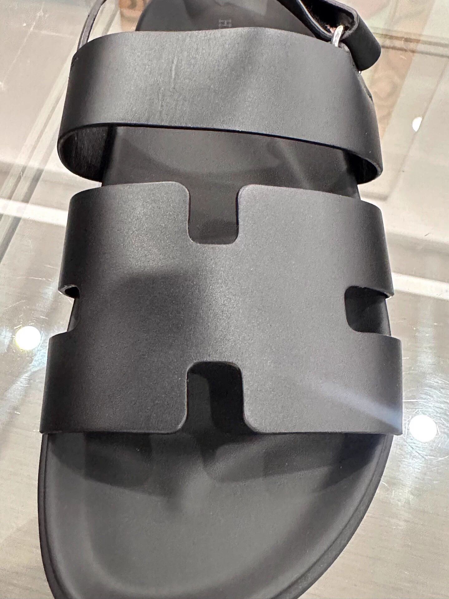 Hermes Hermes Genius H Logo Black Tech Beach Sandal 40.5 Size US 7.5 / EU 40-41 - 7 Thumbnail