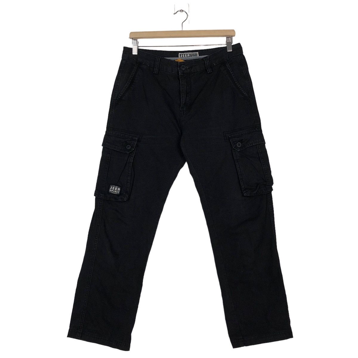 Japanese Brand 🔥Bush Pants Multi Pocket Cargo Jeep 3D Pockets Survival Size US 33 - 1 Thumbnail