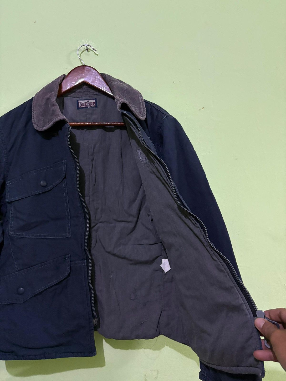 Blue Blue Japan Blue Blue Japan Padded Jacket Design 4 Pocket Design Size US S / EU 44-46 / 1 - 5 Thumbnail